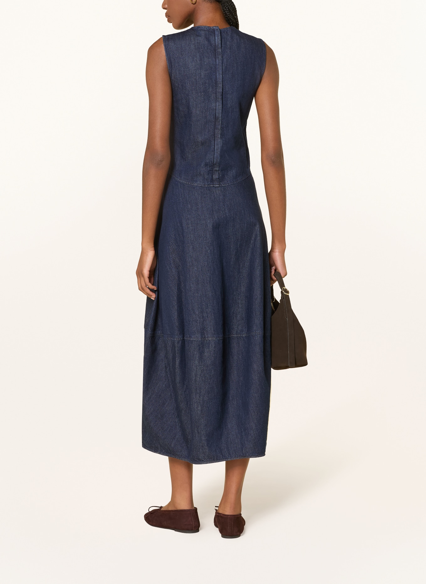 ARKET robe en jean: BLEU FONCÉ