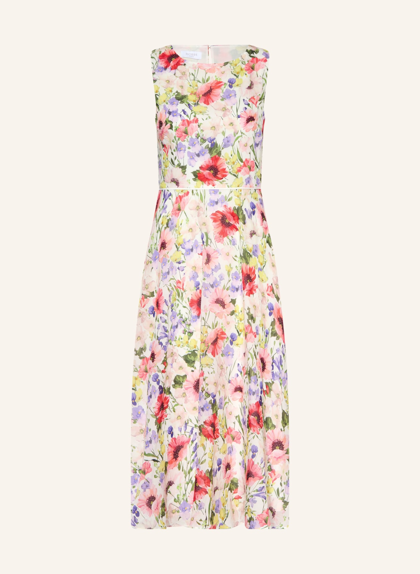 HOBBS CARLY Dress: RED / PURPLE / GREEN