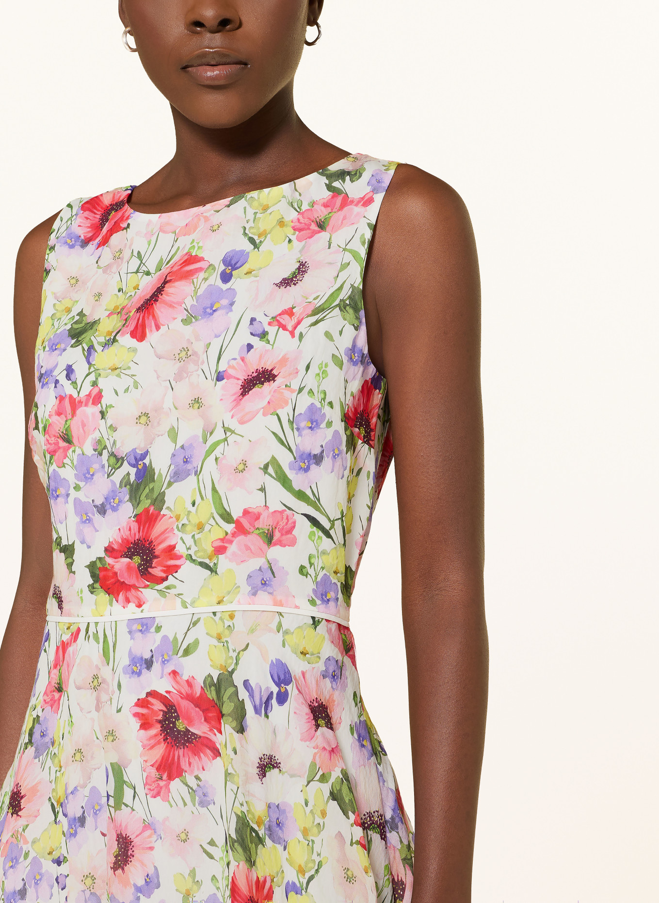 HOBBS CARLY Dress: RED / PURPLE / GREEN