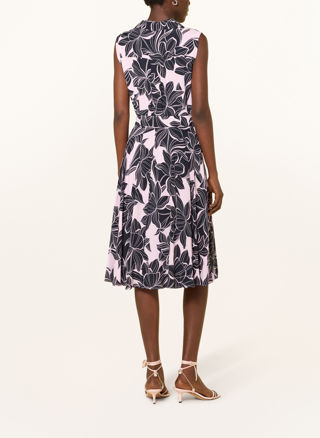 HOBBS BEA Dress: BLACK / PINK