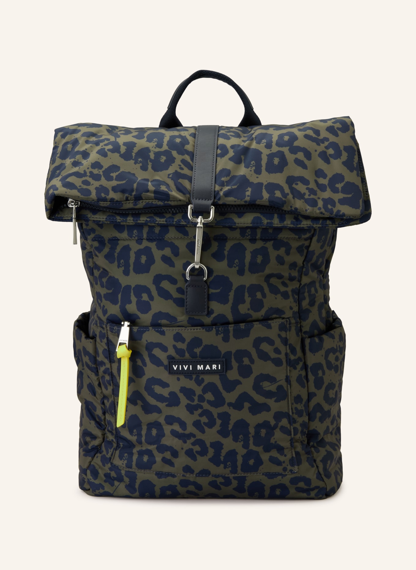 VIVI MARI Batoh 20 l s přihrádkou na notebook: ZELENÁ / ČERNÁ