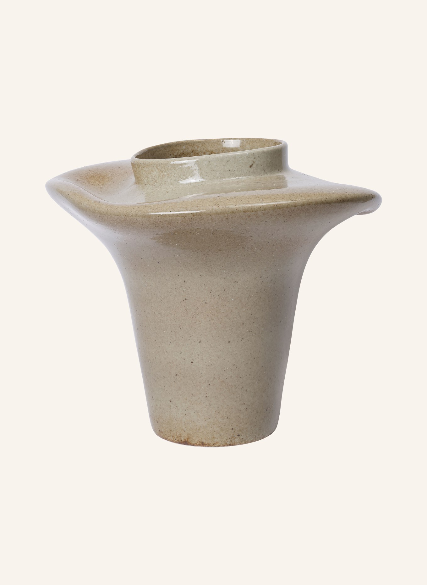 Ferm LIVING Vase EVIO: KHAKI