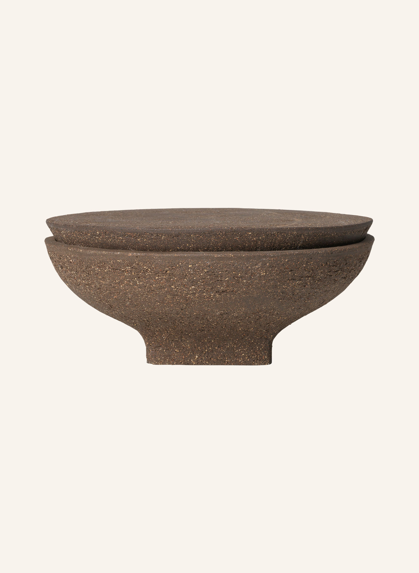 Ferm LIVING Kaars VEI: MARRON FONCÉ
