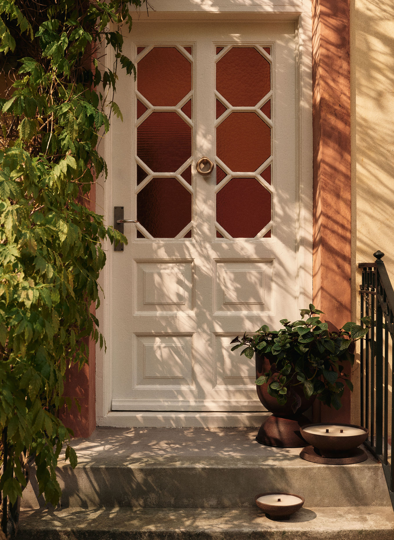 Ferm LIVING Kaars VEI: MARRON FONCÉ