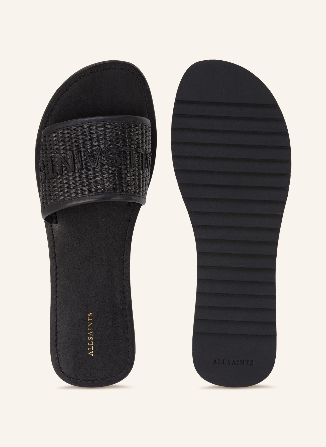 ALLSAINTS Pantoletten HOXTON: SCHWARZ