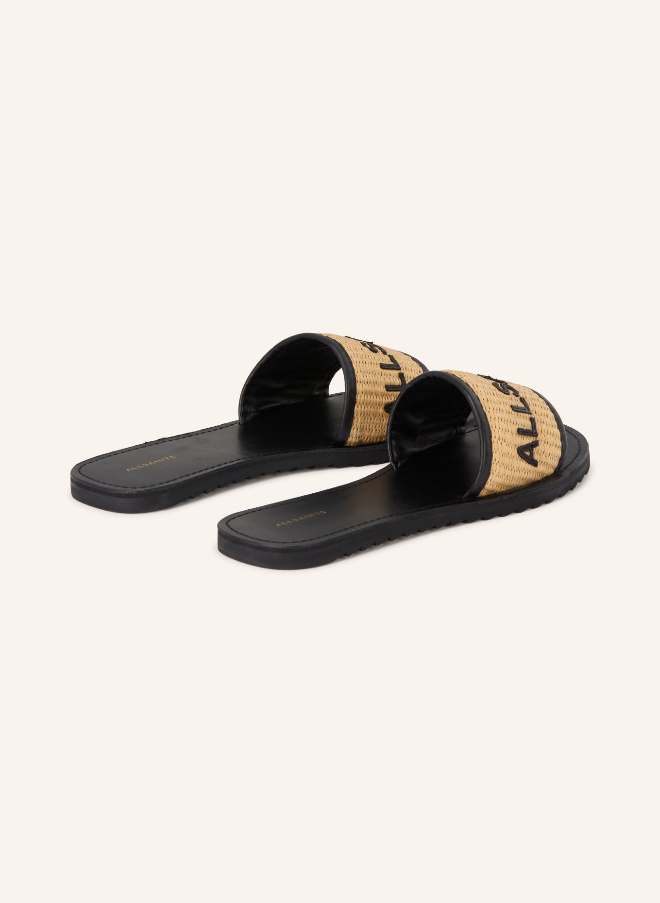 ALLSAINTS Pantoletten HOXTON: SCHWARZ / BEIGE