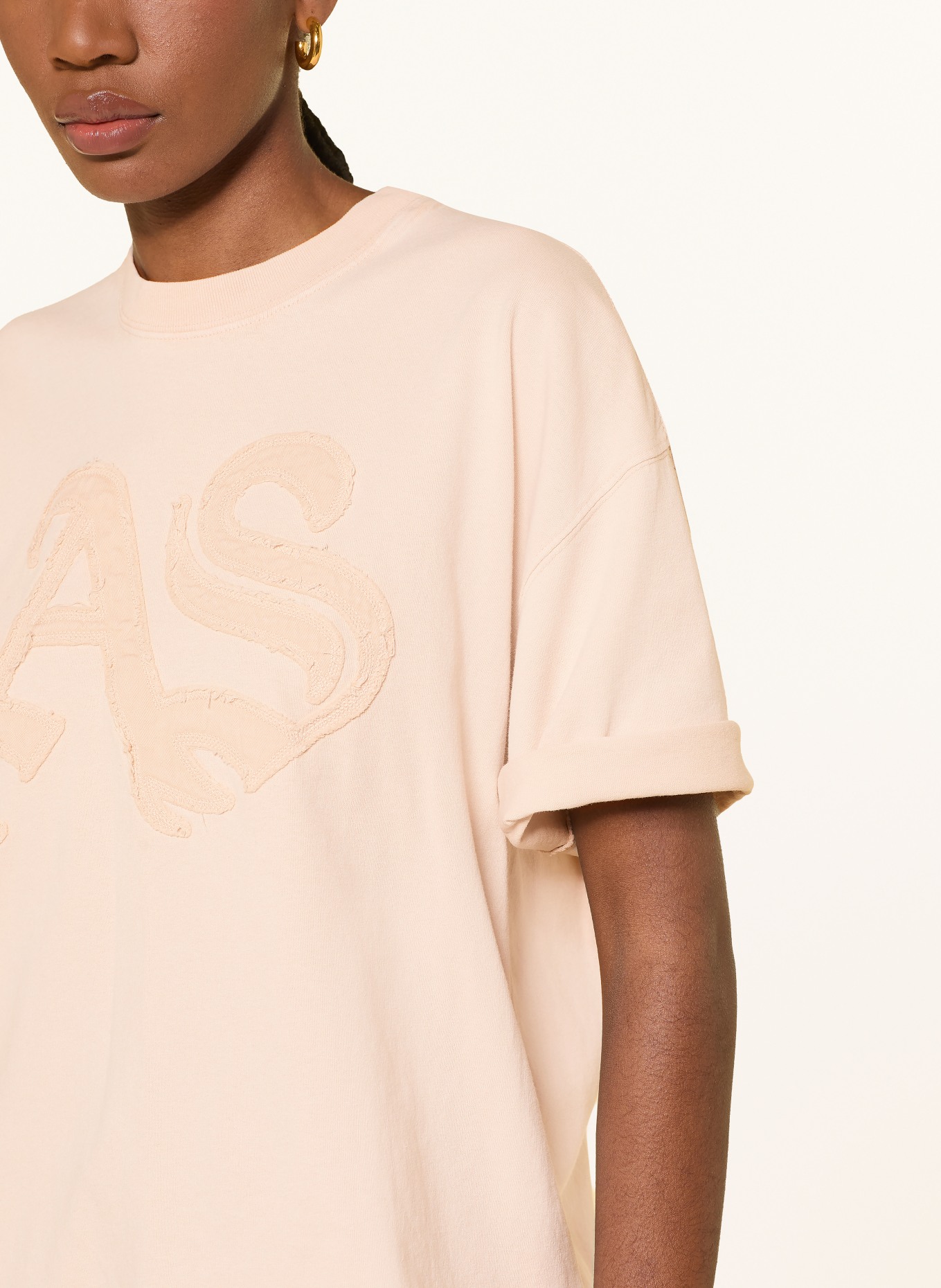 ALLSAINTS T-Shirt INSIGNIA ETTA: ROSÉGOLD