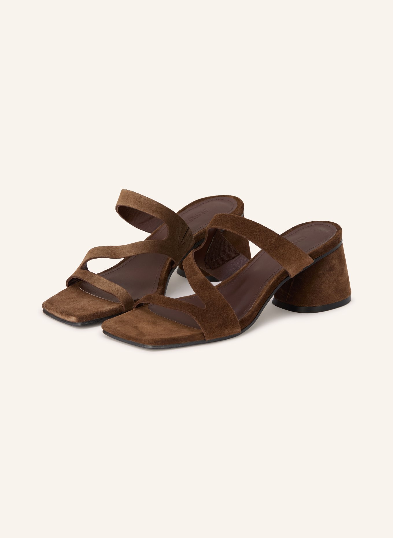 ALOHAS Mules ORIELLE: MARRON FONCÉ