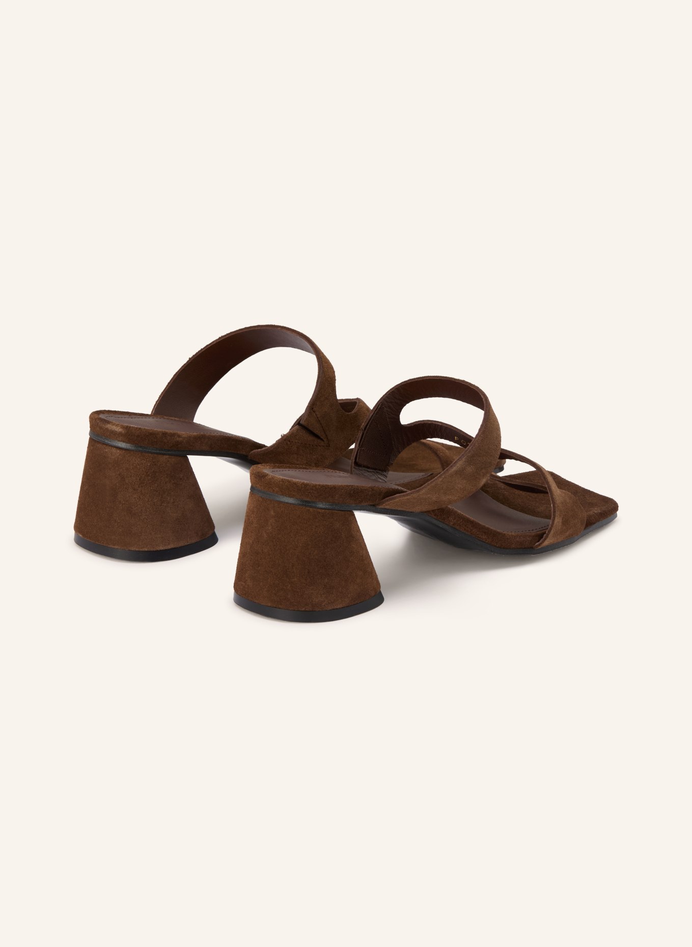 ALOHAS Mules ORIELLE: MARRON FONCÉ