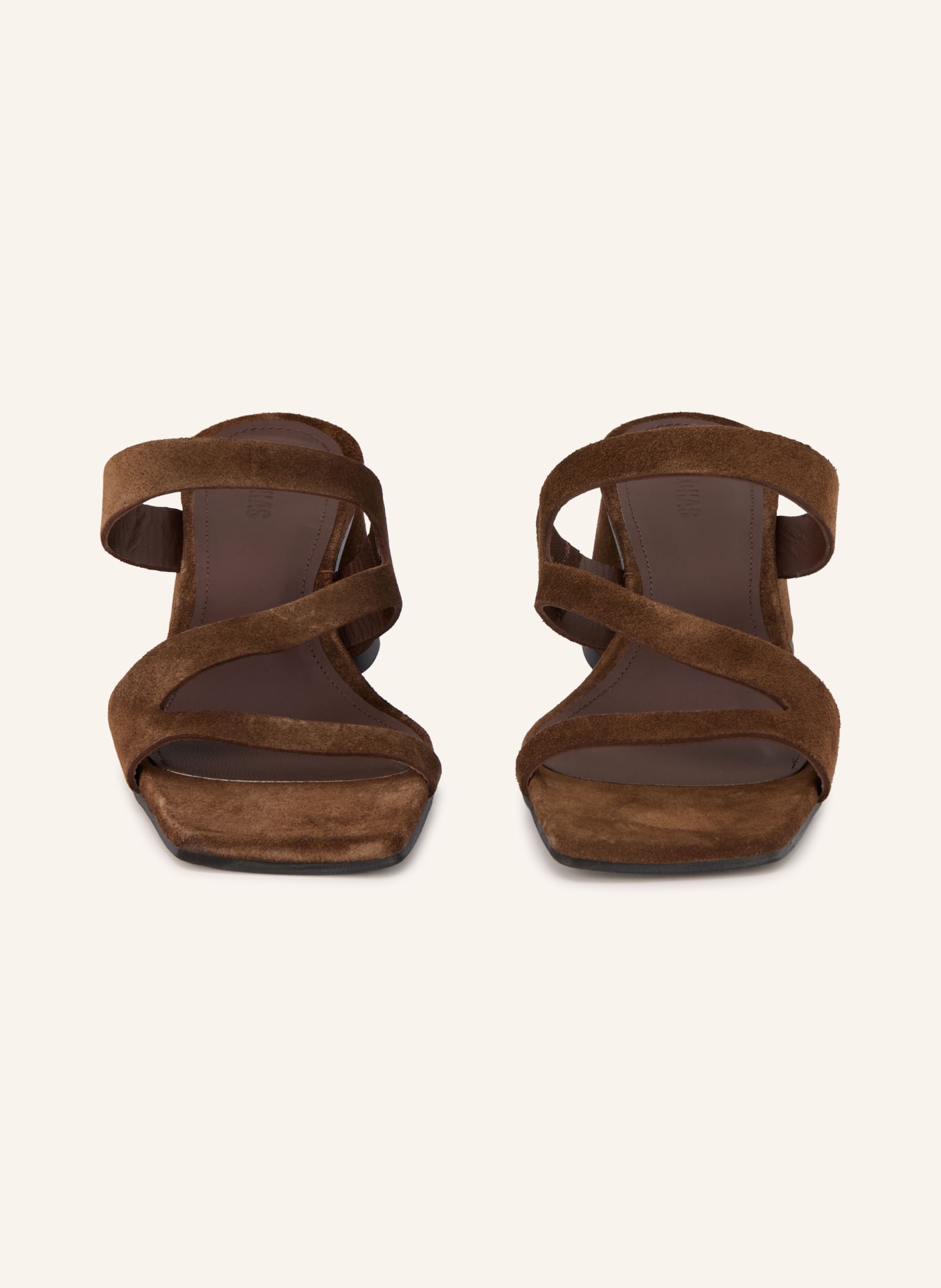 ALOHAS Mules ORIELLE: MARRON FONCÉ
