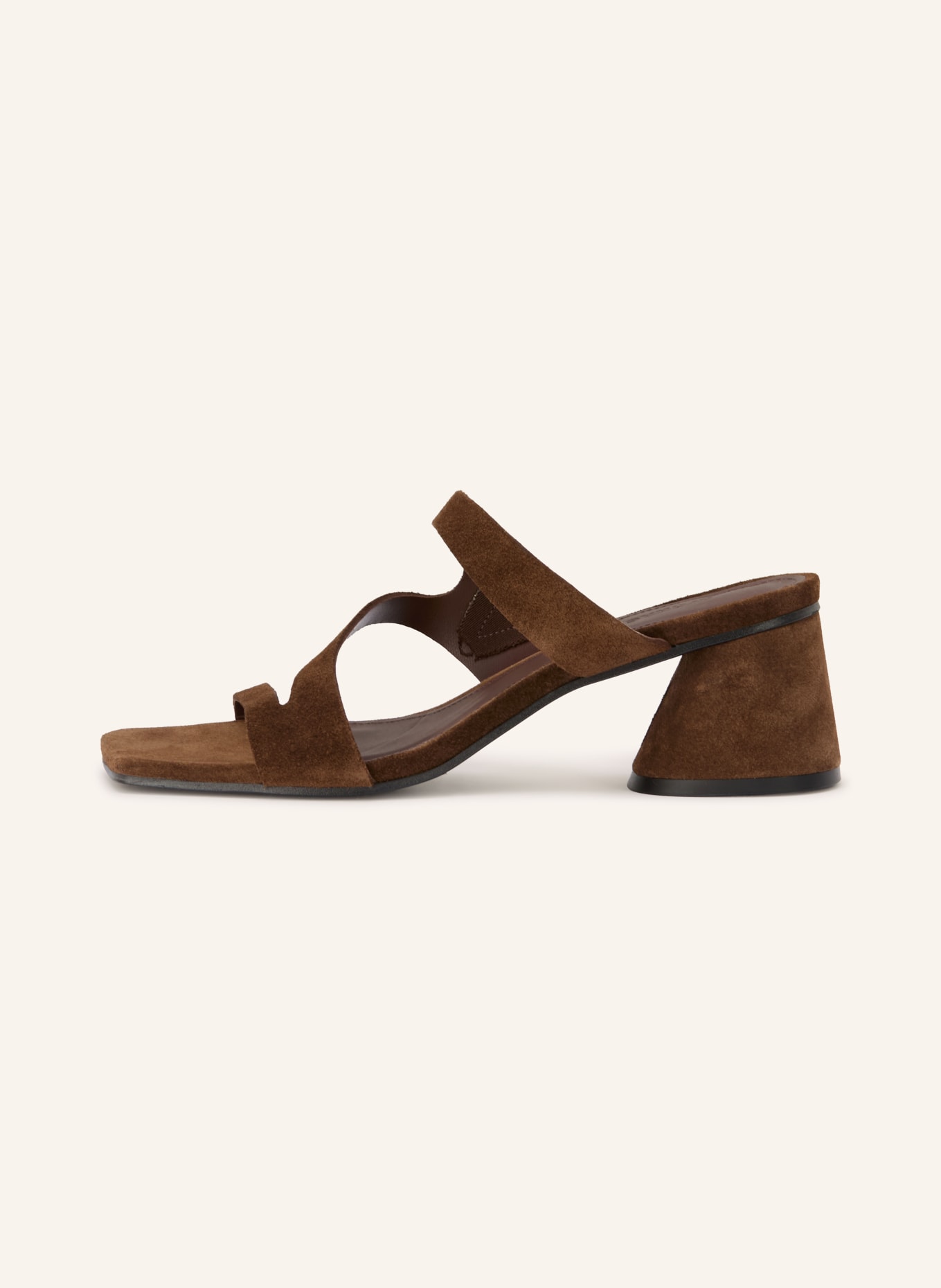 ALOHAS Mules ORIELLE: MARRON FONCÉ