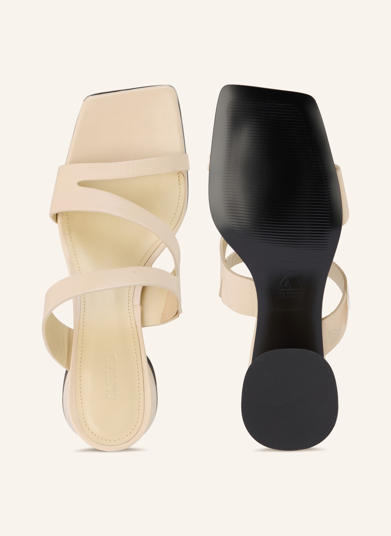 ALOHAS Mules ORIELLE: CREME