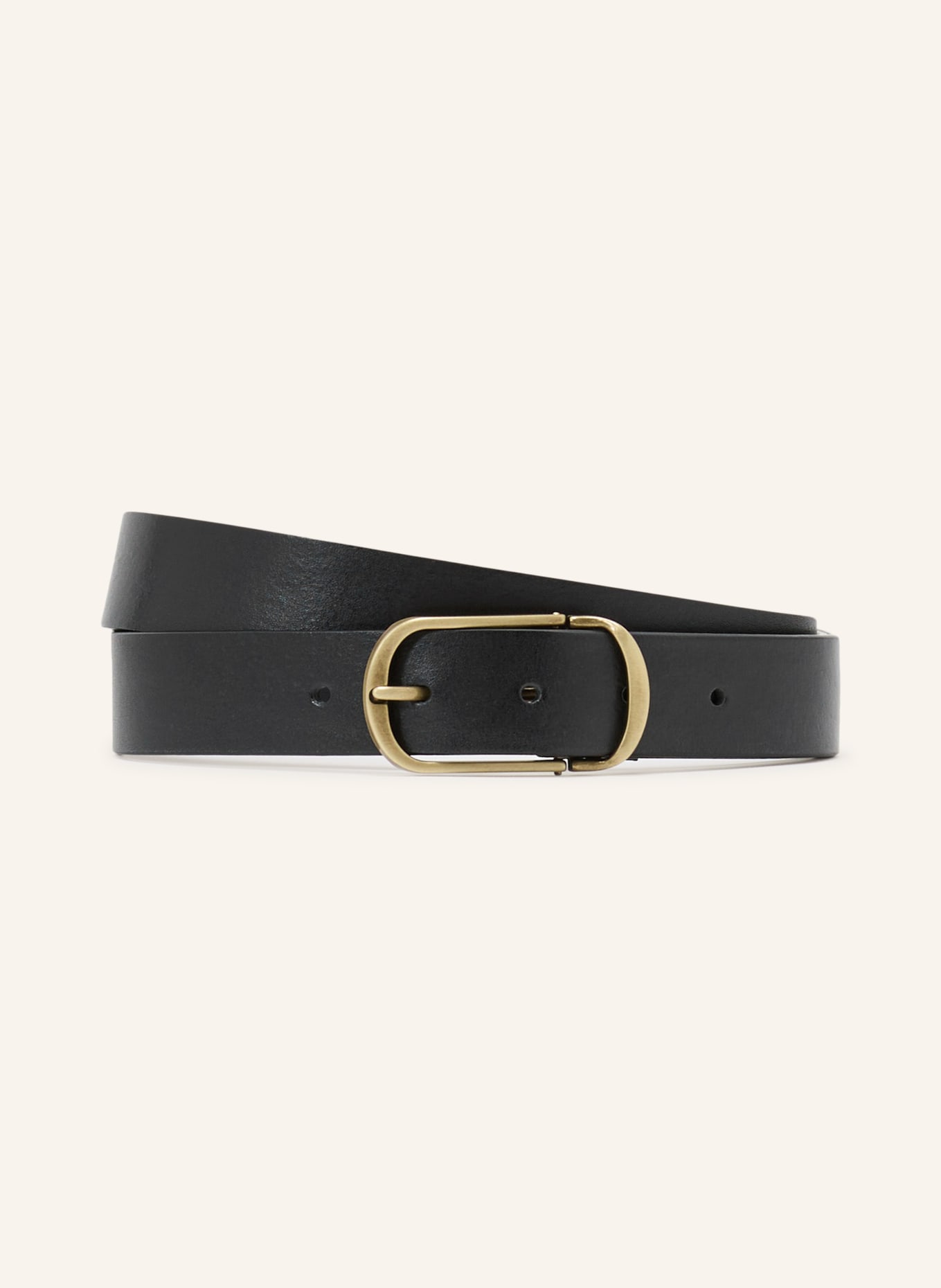 REISS Ceinture en cuir ZEKE: NOIR