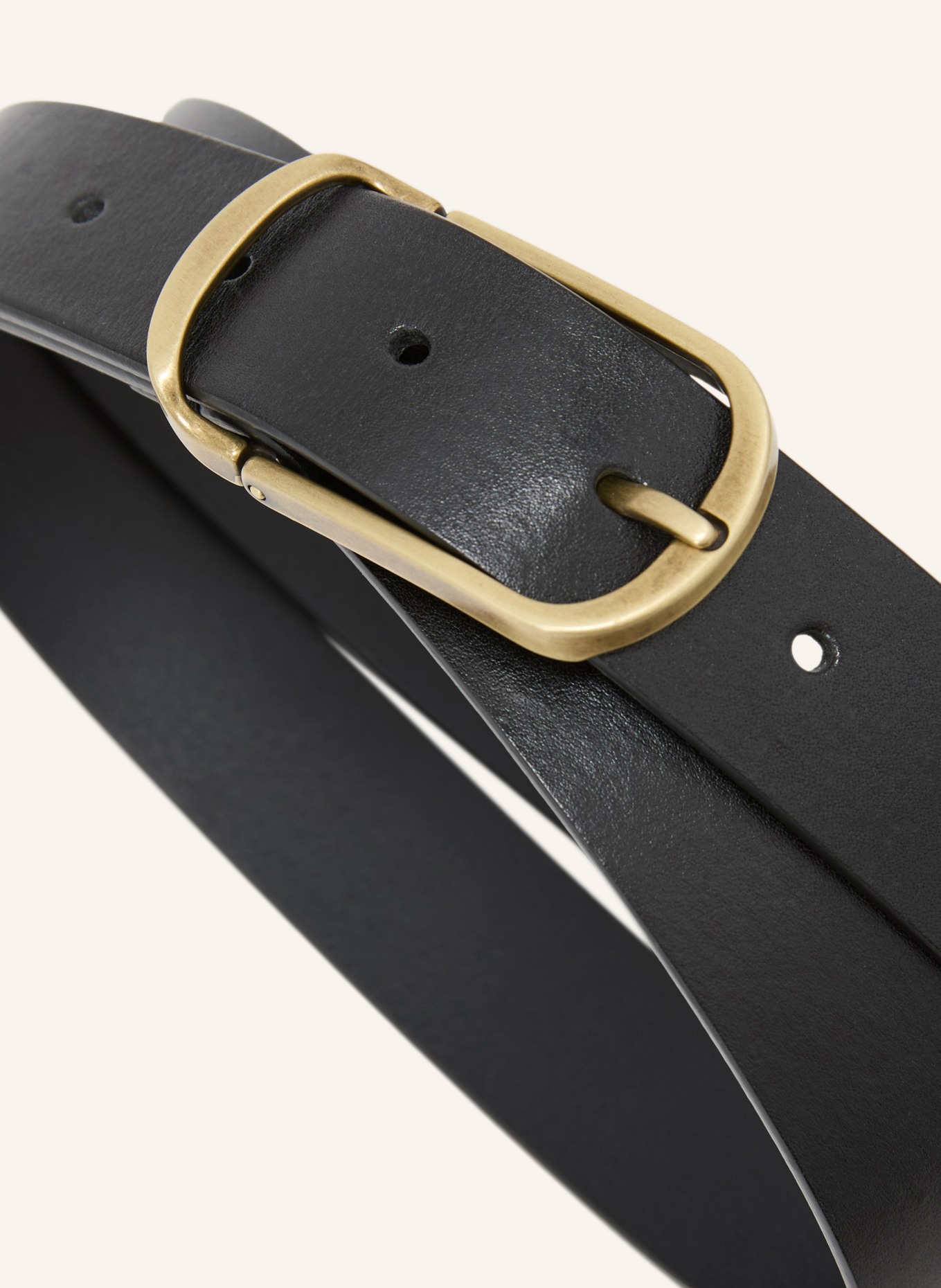 REISS Ceinture en cuir ZEKE: NOIR