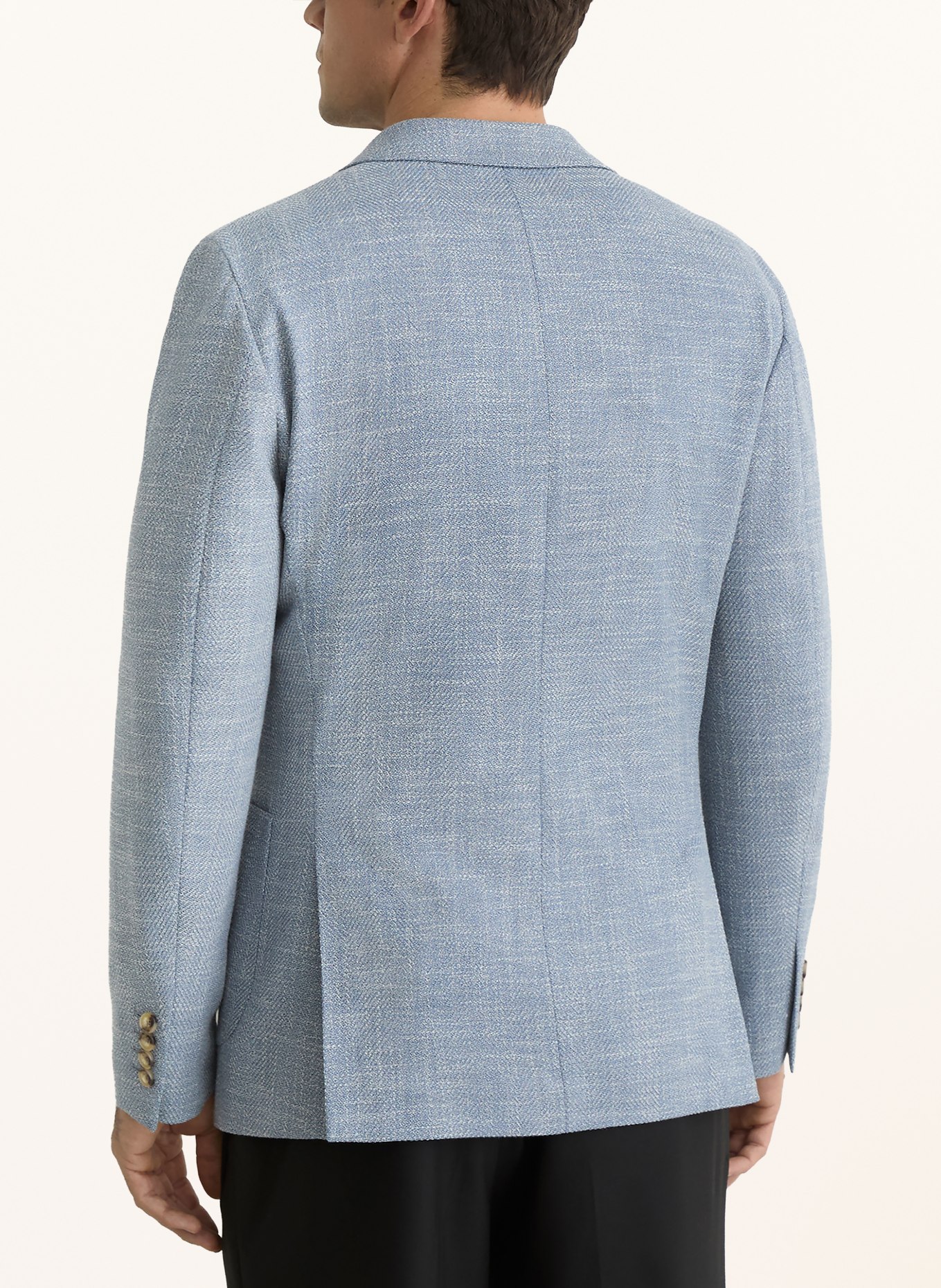 REISS MANCI-colbert, extra slim fit: BLAUWGRIJS / WIT