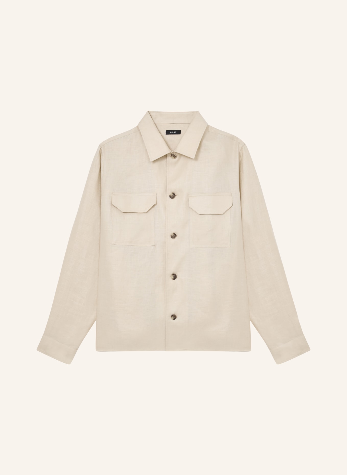 REISS Chemise POLASIO coupe classique: ÉCRU