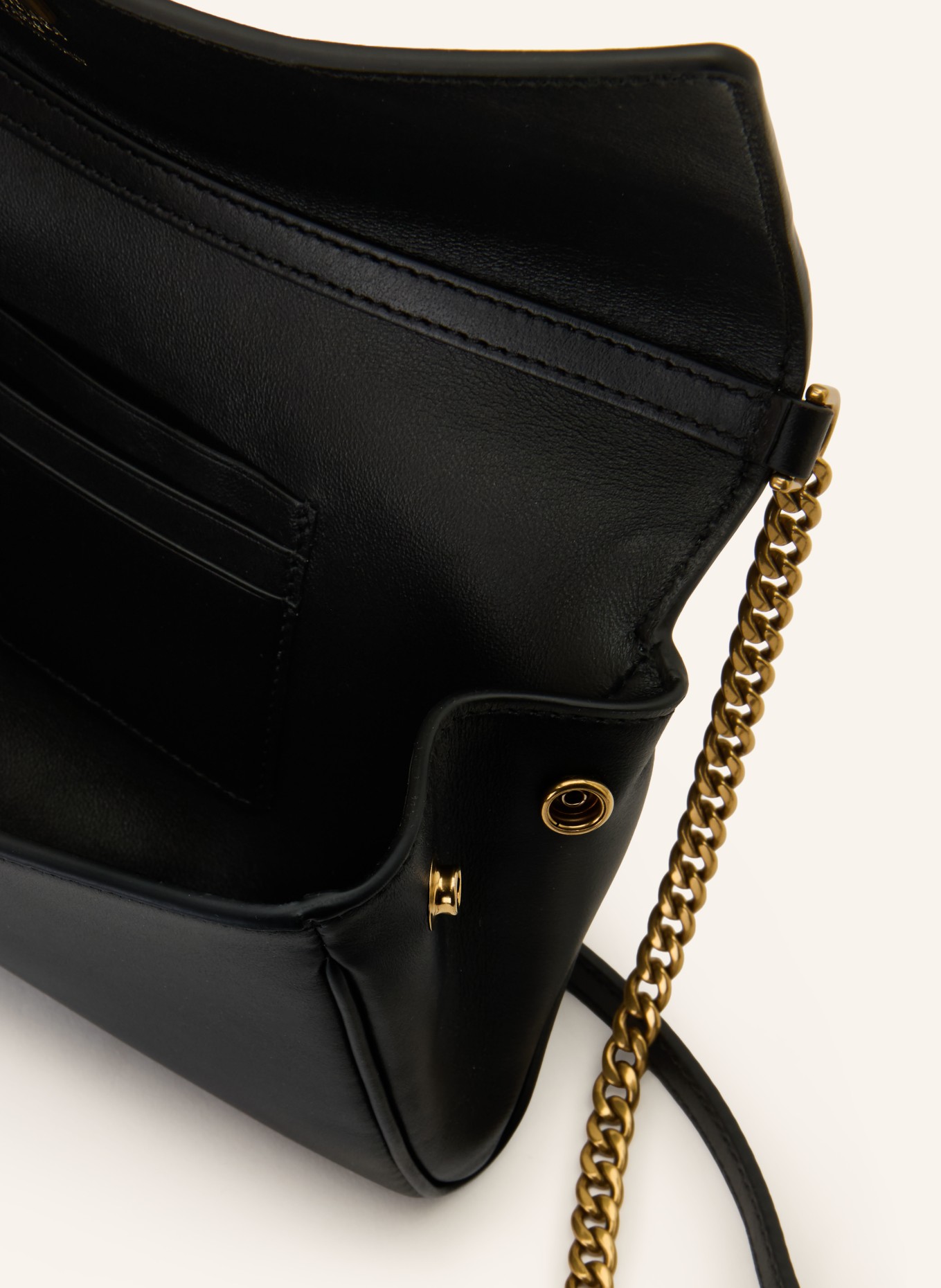 BALENCIAGA Umhängetasche RODEO WALLET ON CHAIN: SCHWARZ