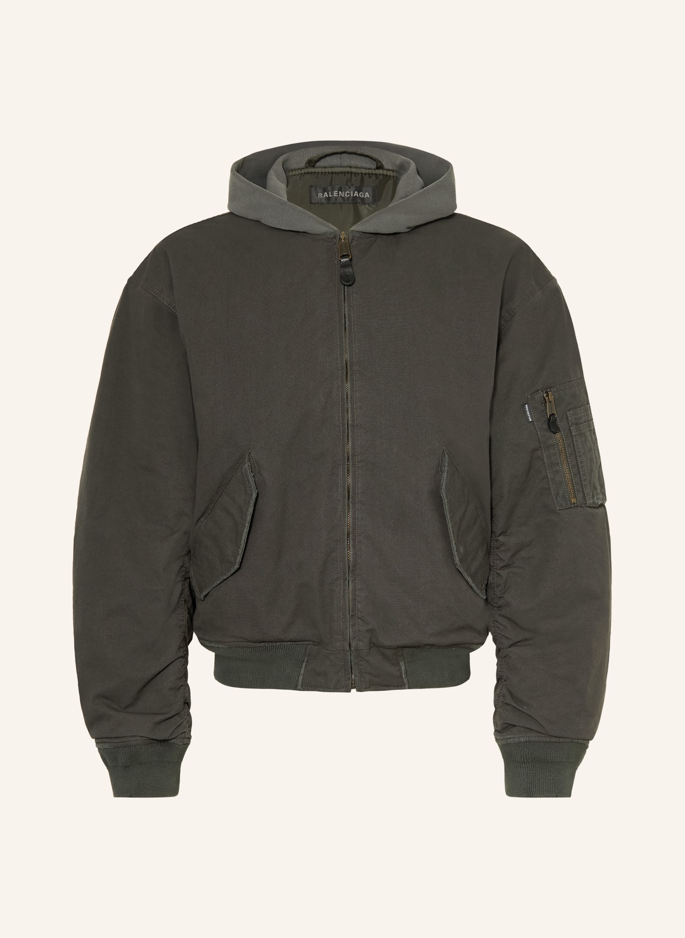 BALENCIAGA Blouson: DUNKELGRAU