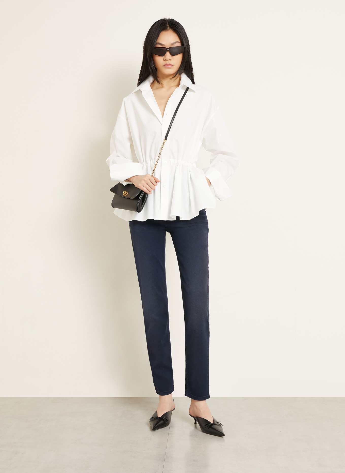 BALENCIAGA Dżinsy skinny: 8074 NAVY/DIRTY DARK BLUE