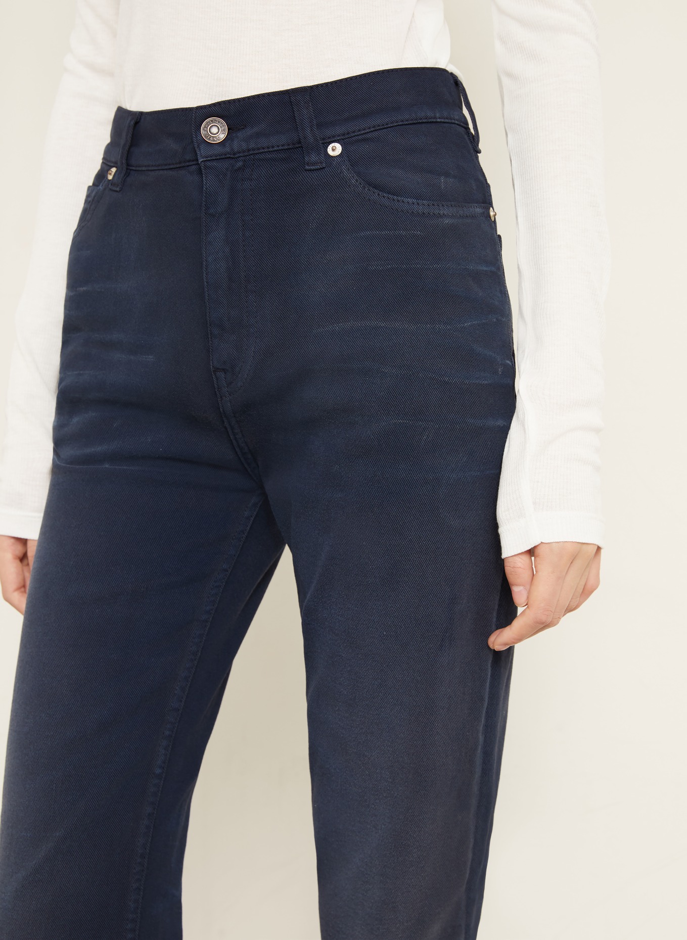 BALENCIAGA Dżinsy skinny: 8074 NAVY/DIRTY DARK BLUE