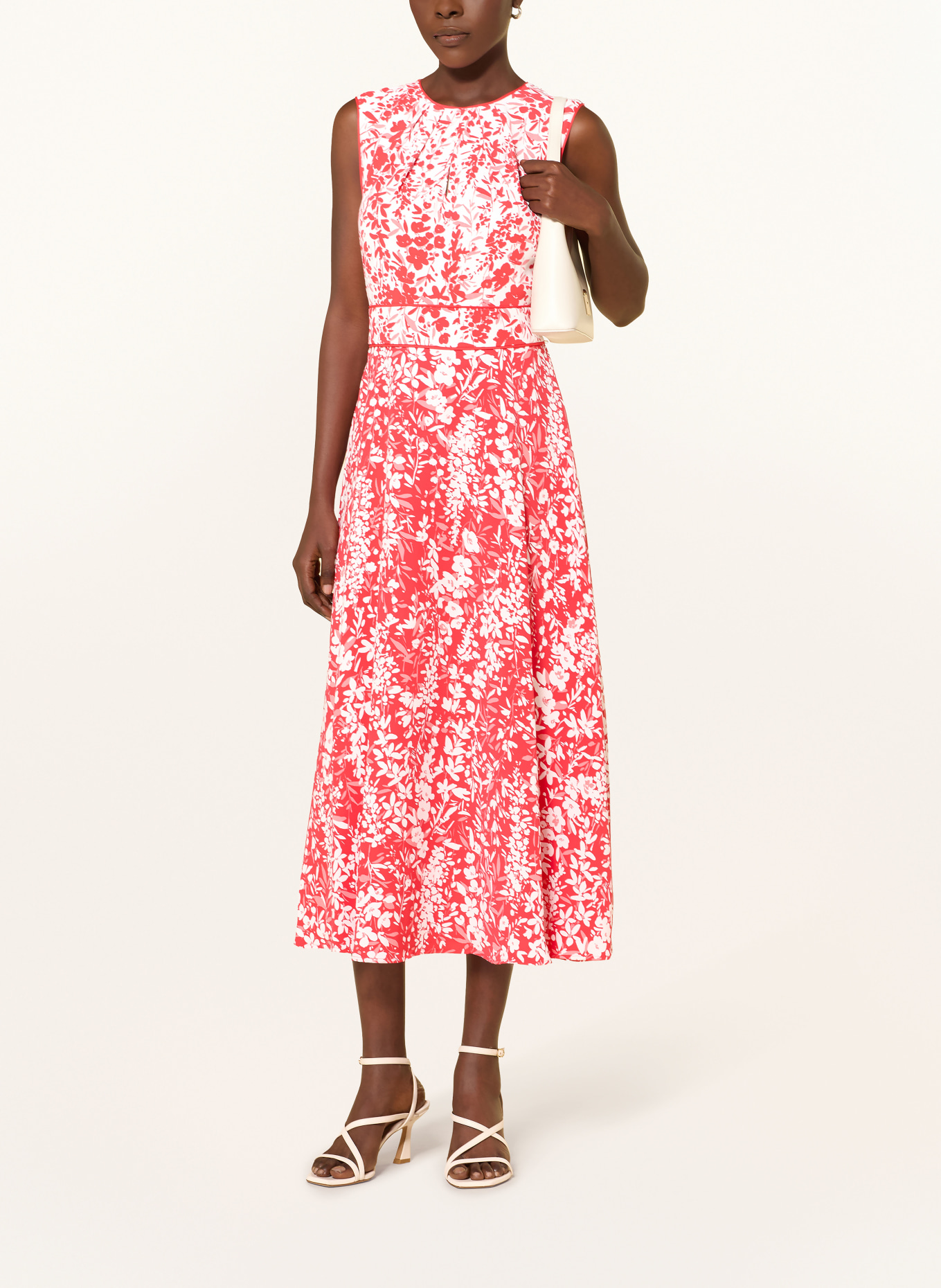 HOBBS Robe MADDIE: ROUGE / ROUGE CLAIR / BLANC