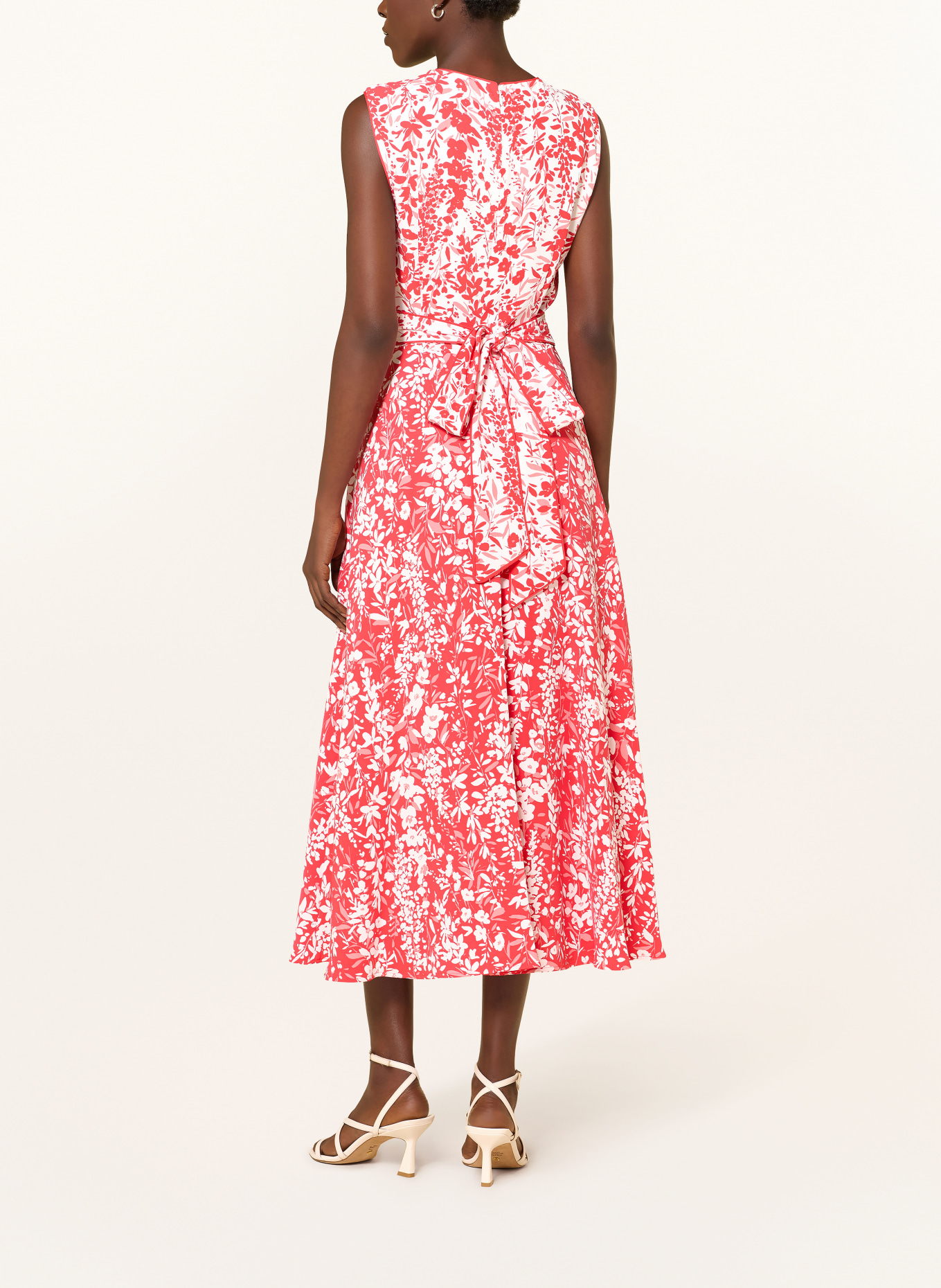 HOBBS Robe MADDIE: ROUGE / ROUGE CLAIR / BLANC