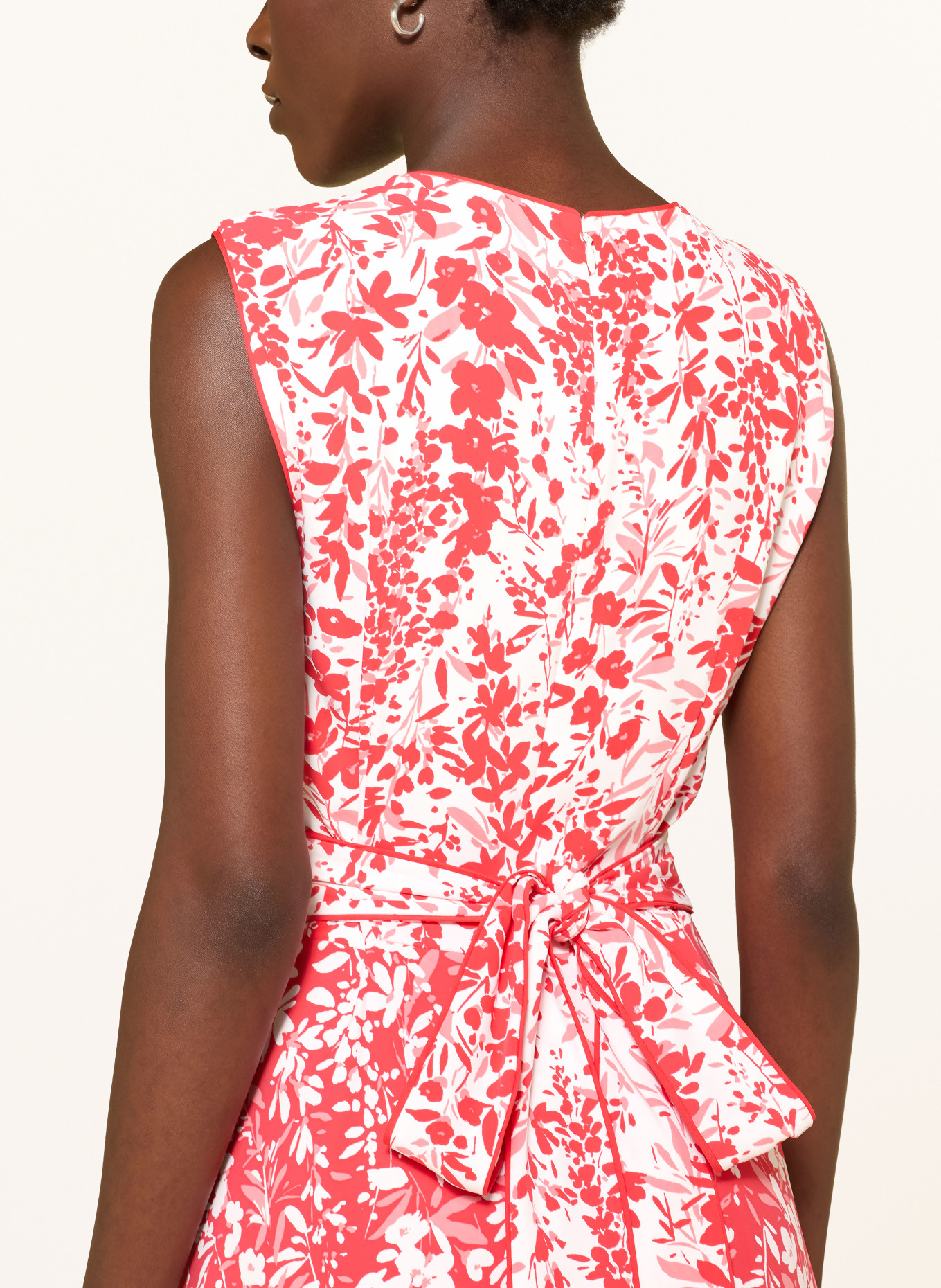 HOBBS Robe MADDIE: ROUGE / ROUGE CLAIR / BLANC