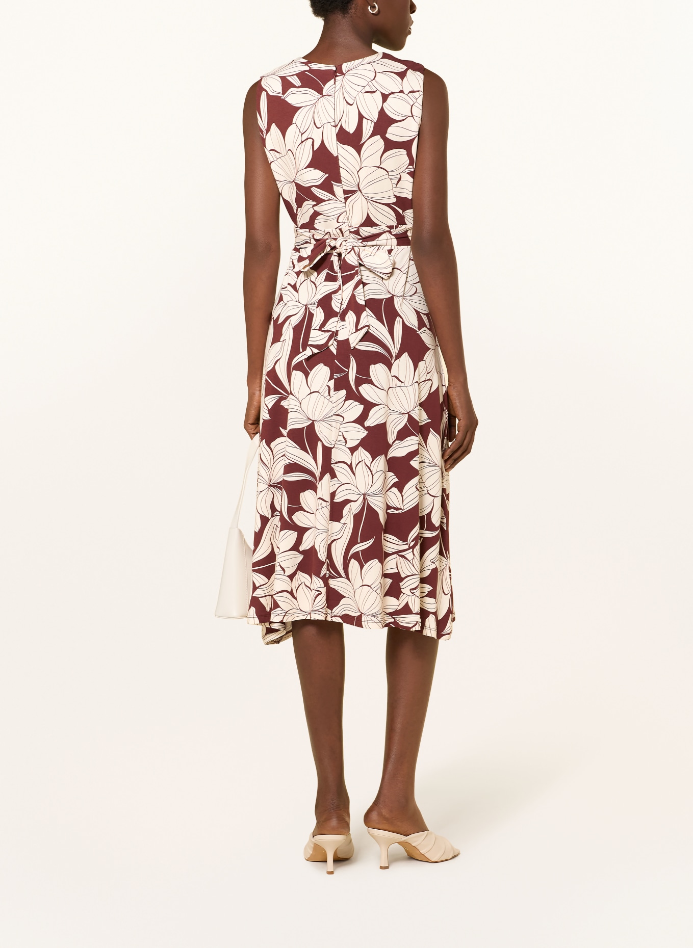 HOBBS Sukienka z dżerseju MARYLISE: BRĄZOWY / ECRU