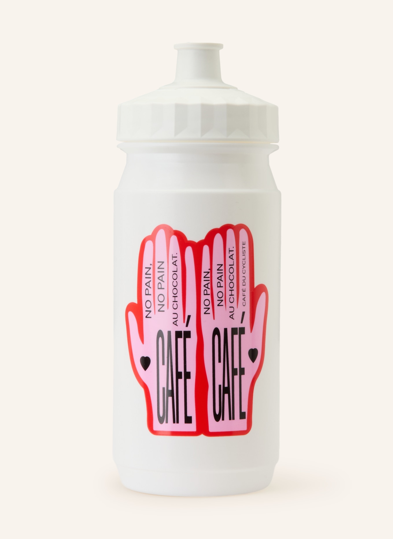 CAFÉ DU CYCLISTE Trinkflasche BIDON: WEISS