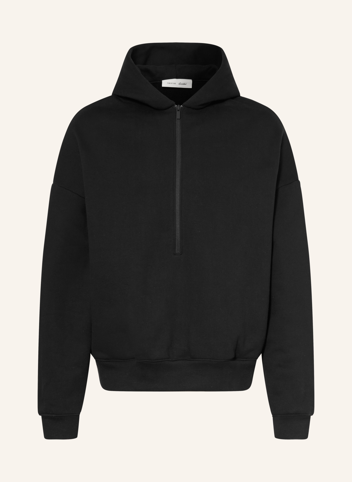 ESSENTIALS - FEAR OF GOD Oversized-Hoodie: SCHWARZ