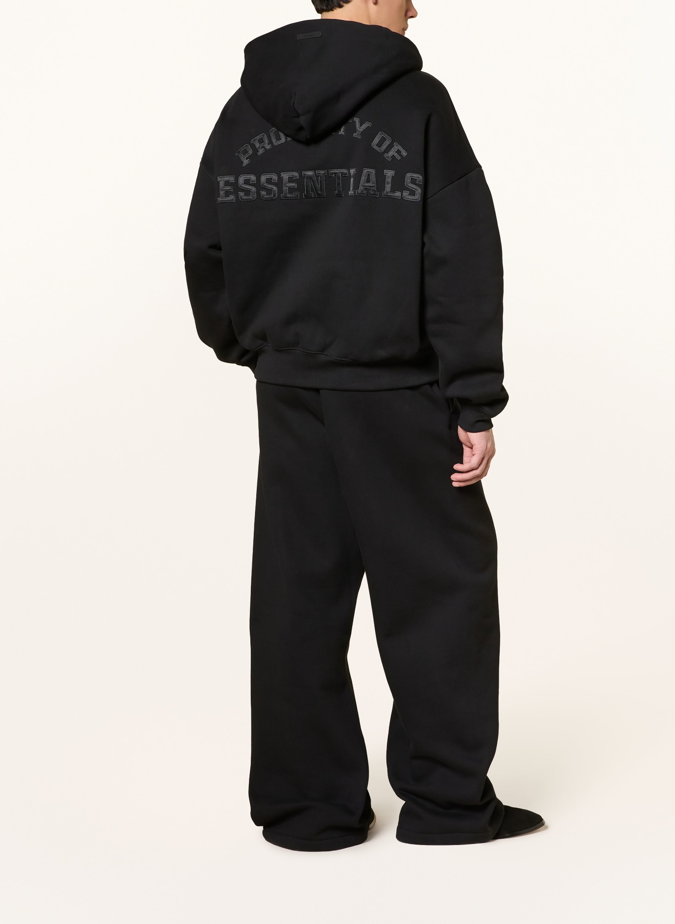 ESSENTIALS - FEAR OF GOD Oversized-Hoodie: SCHWARZ