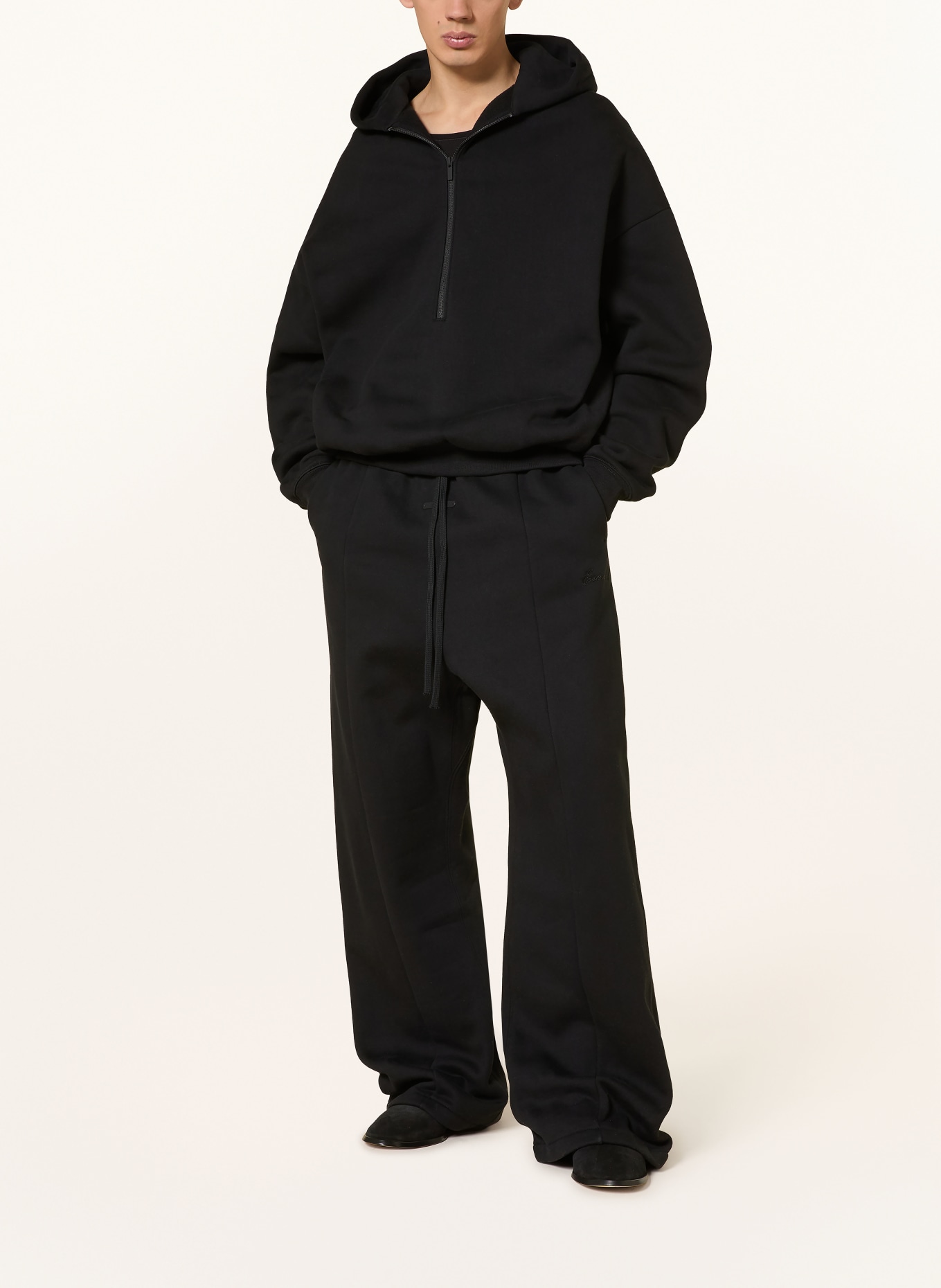 ESSENTIALS - FEAR OF GOD Oversized-Hoodie: SCHWARZ