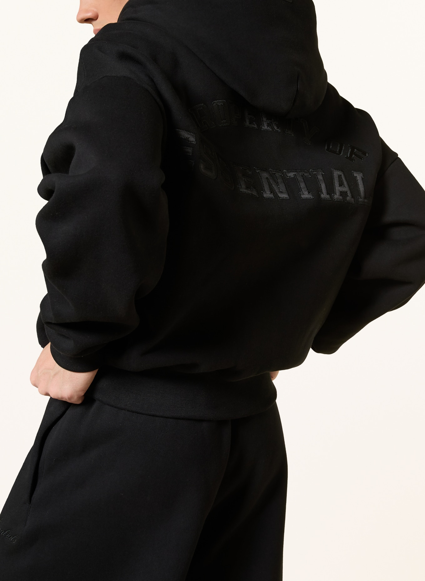 ESSENTIALS - FEAR OF GOD Oversized-Hoodie: SCHWARZ