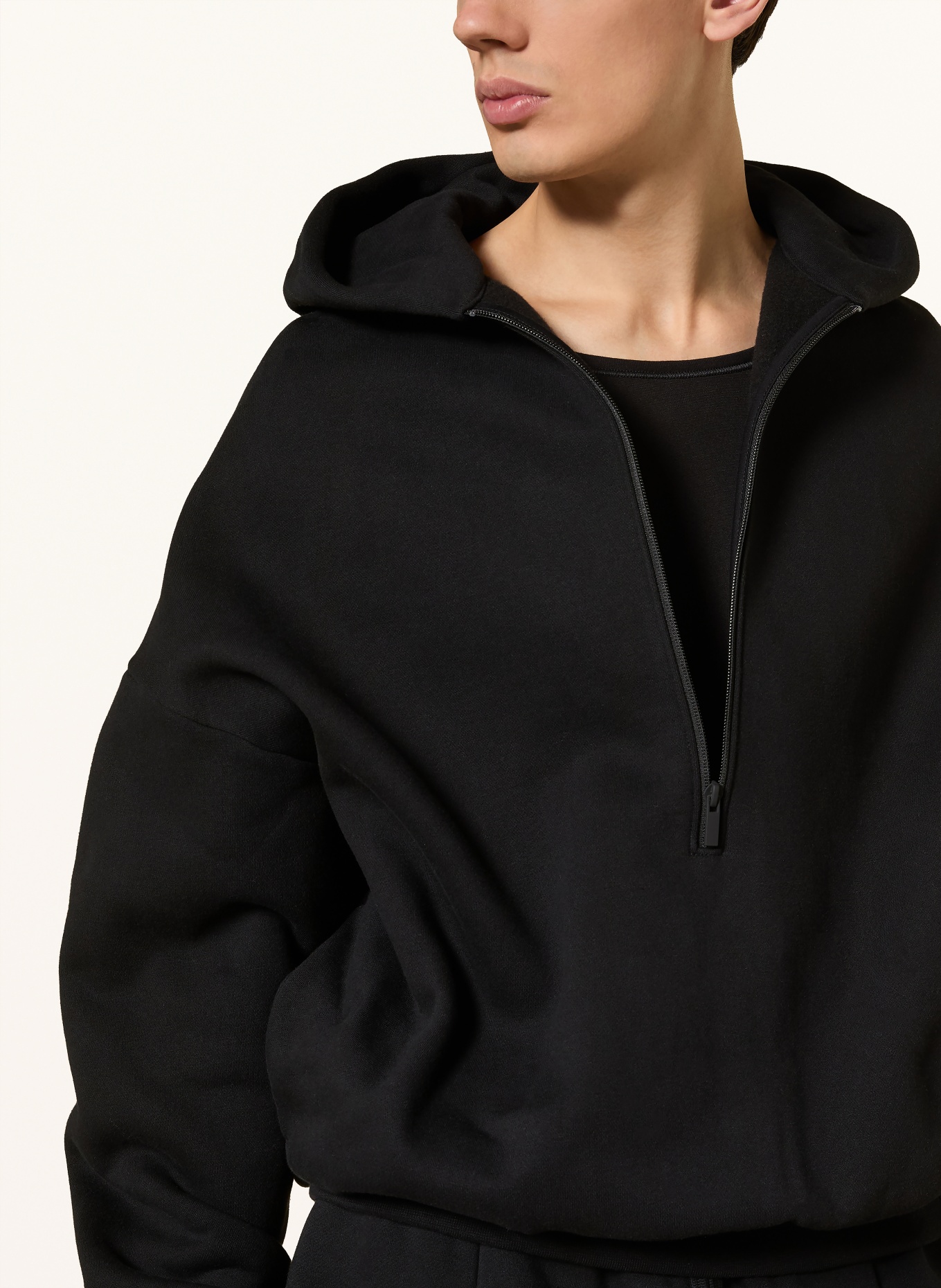ESSENTIALS - FEAR OF GOD Oversized-Hoodie: SCHWARZ