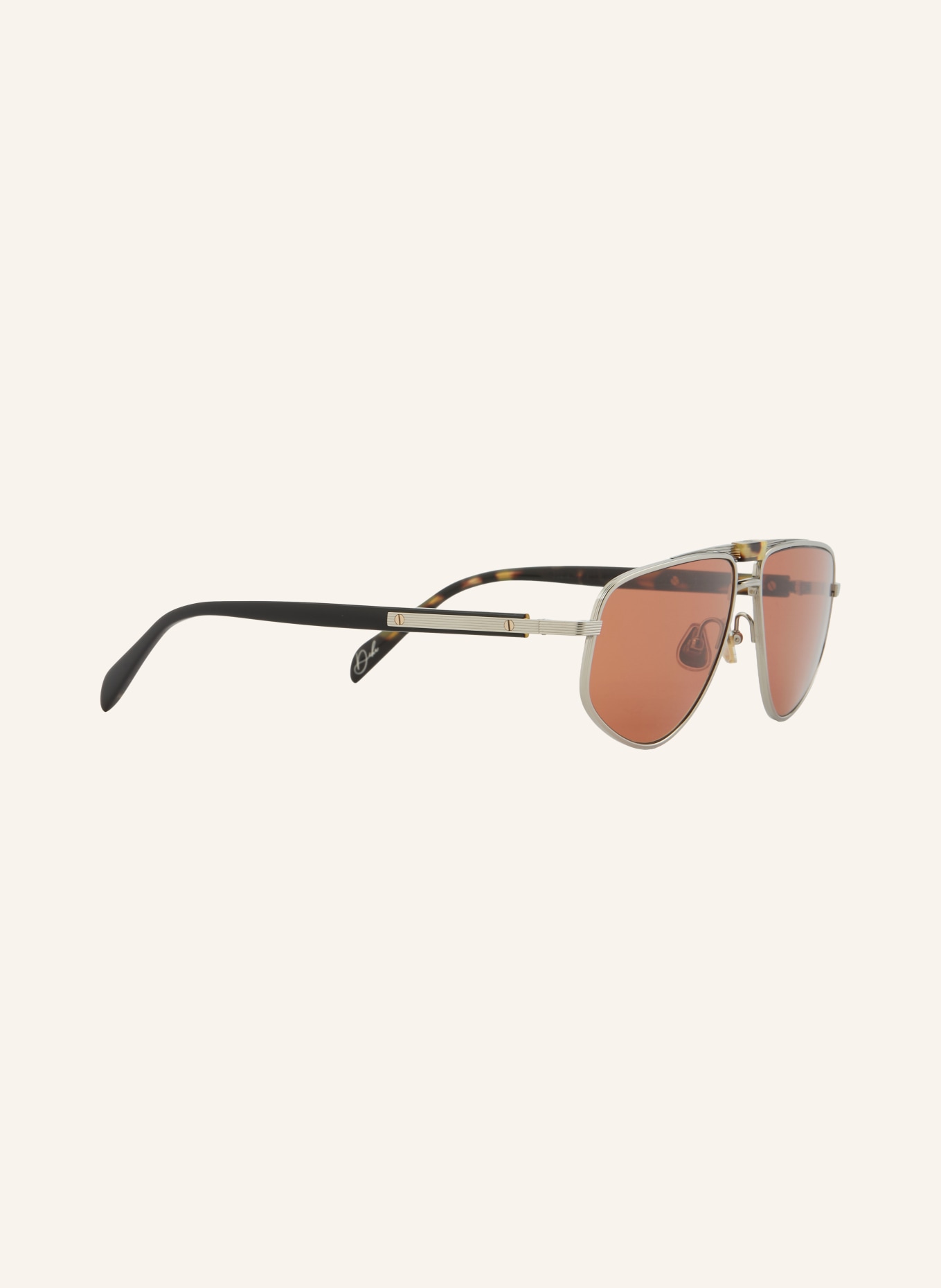 BRUNELLO CUCINELLI Sonnenbrille BC2020ST: SILBER/ BRAUN