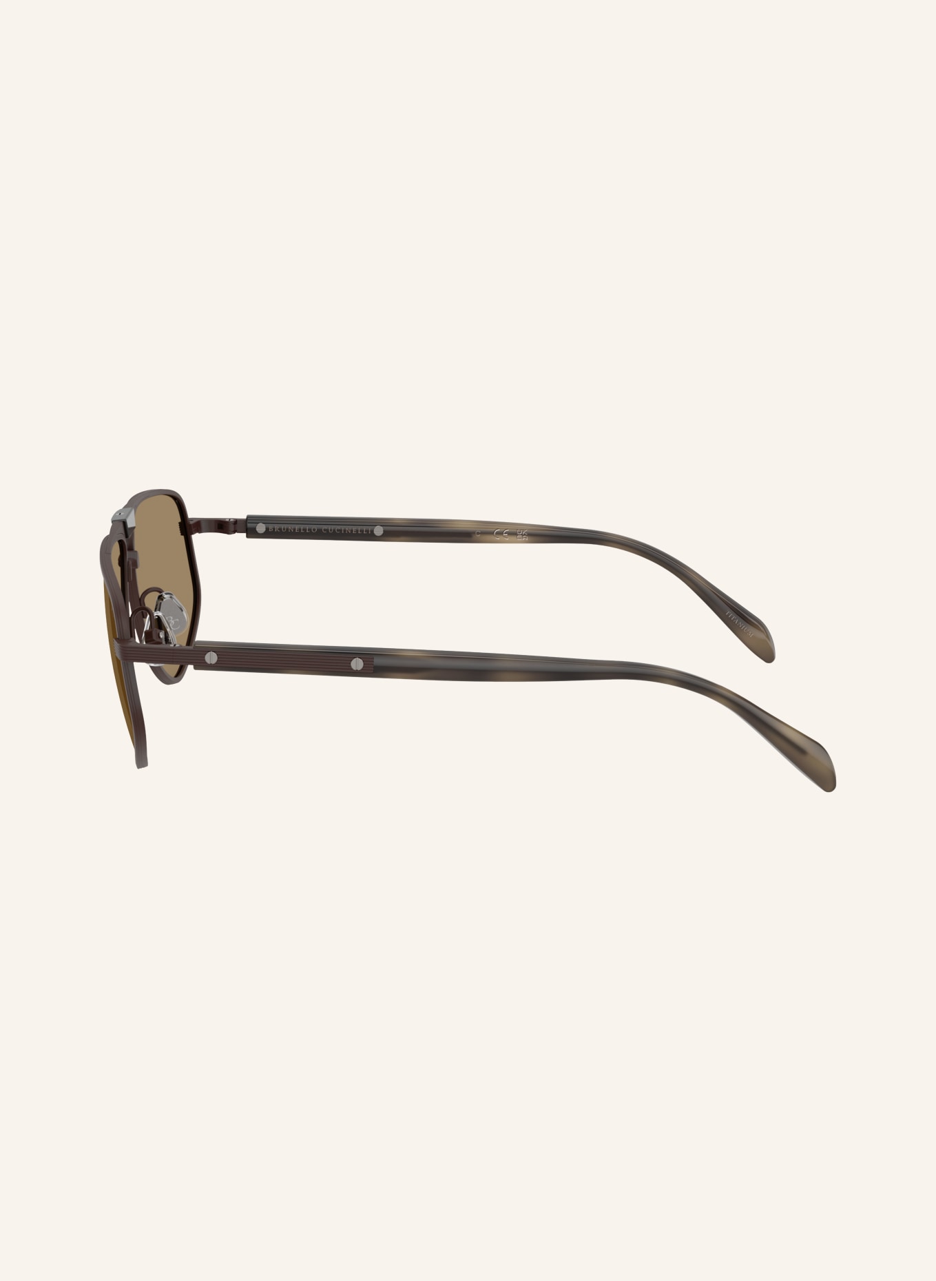 BRUNELLO CUCINELLI Sonnenbrille BC2020ST: BRAUN/ BRAUN VERLAUF