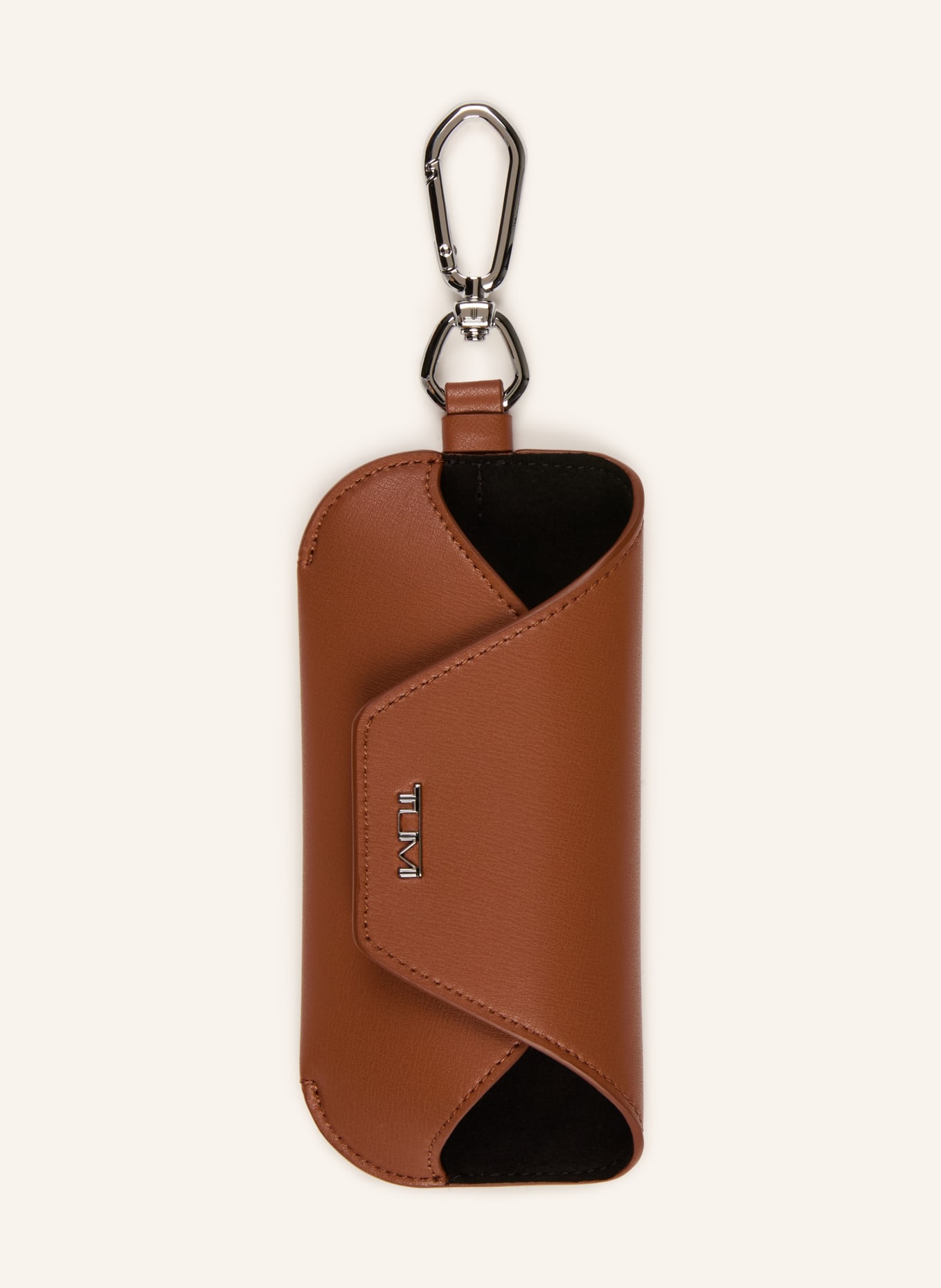 TUMI Étui à lunettes de soleil BELDEN: MARRON / ARGENT