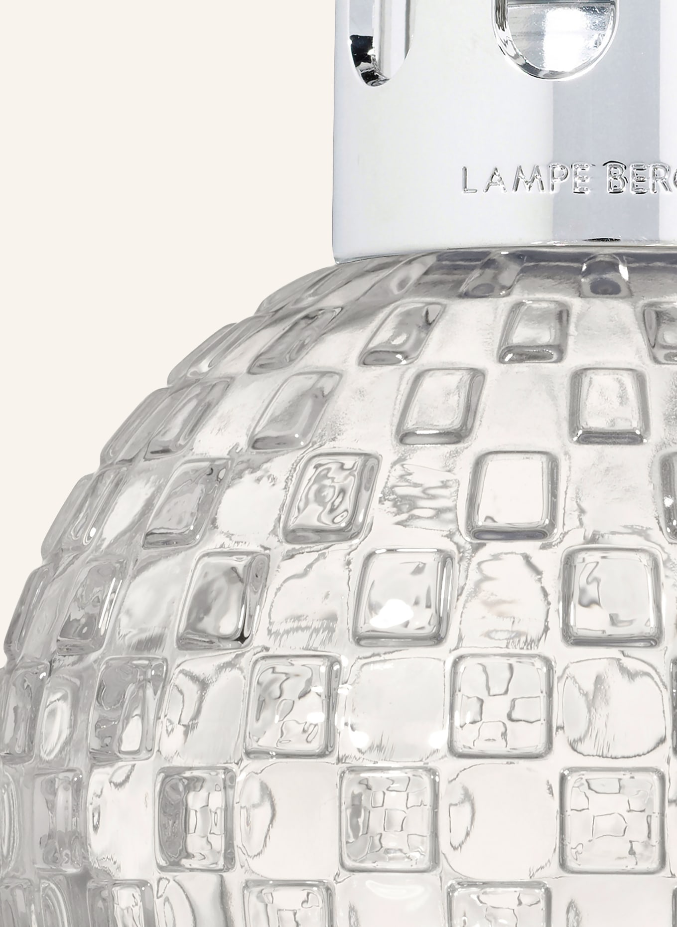 MAISON BERGER PARIS MIRAGE Set: Aroma lamp and refill: WHITE / SILVER