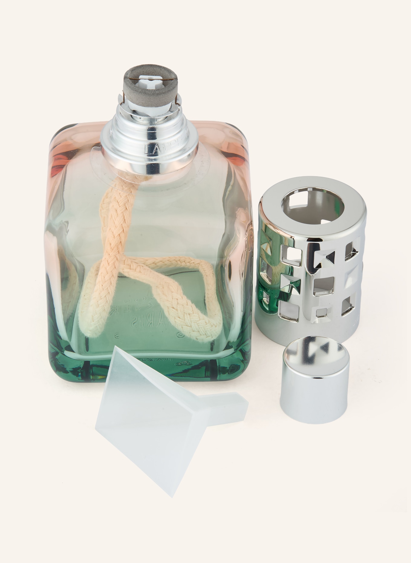 MAISON BERGER PARIS Sada GLACON: vonná lampa a náplň: BÍLÁ / STŘÍBRNÁ / ZELENÁ