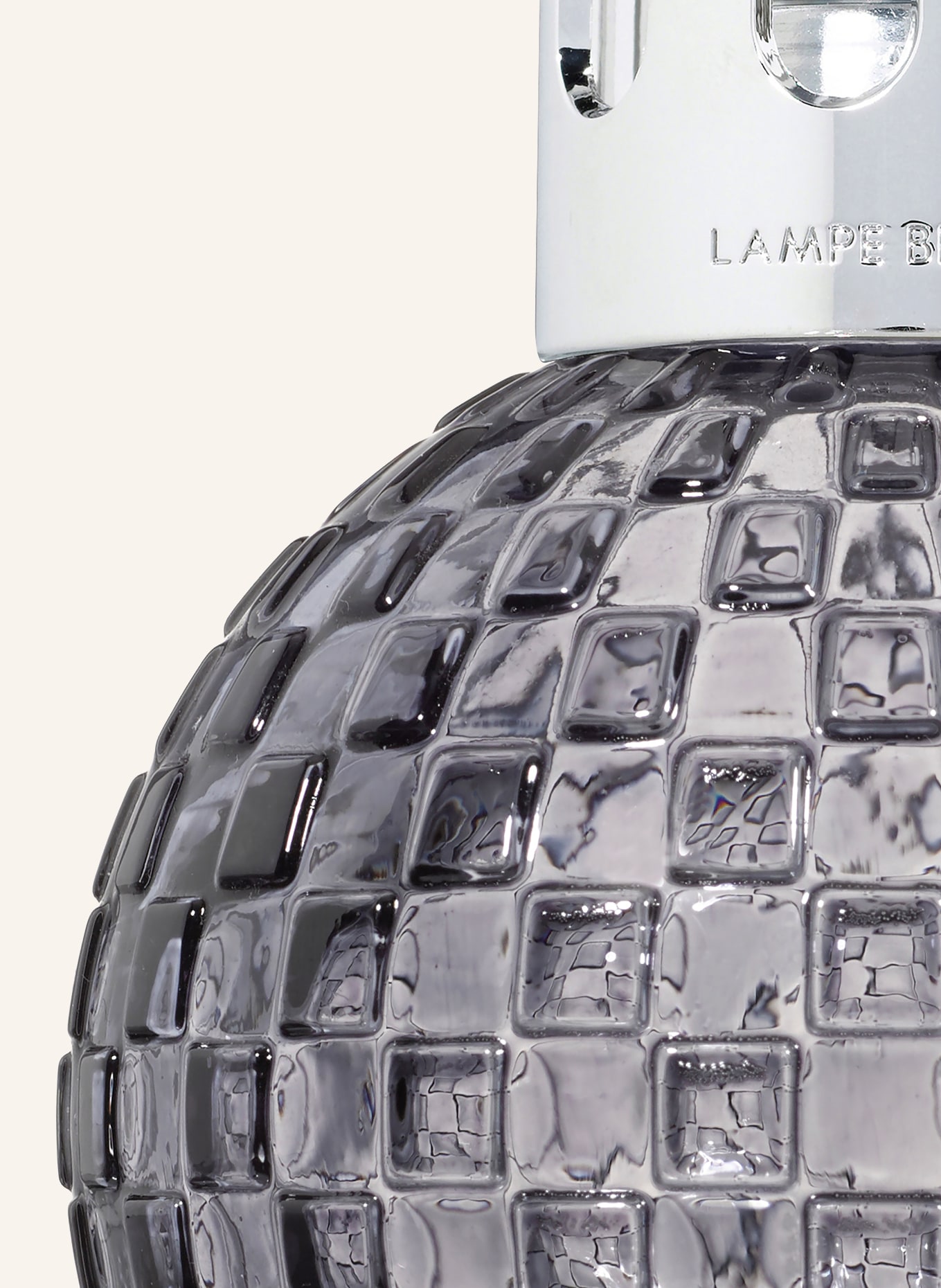 MAISON BERGER PARIS DISCO GRISE Set: Aroma lamp and refill: LIGHT GRAY / SILVER / WHITE