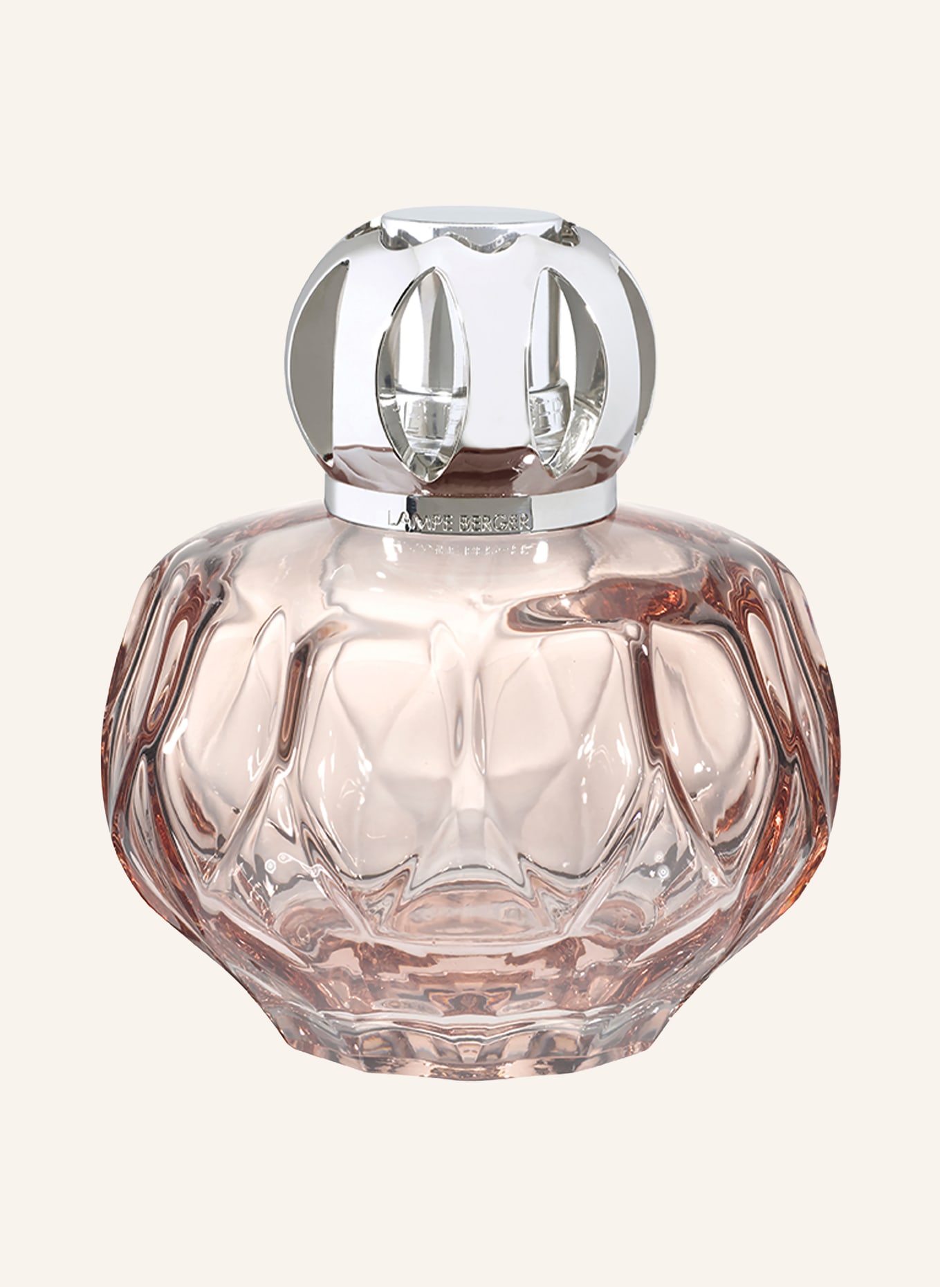 MAISON BERGER PARIS Aromalampe ROSALIE: ROSÉ / ZILVER