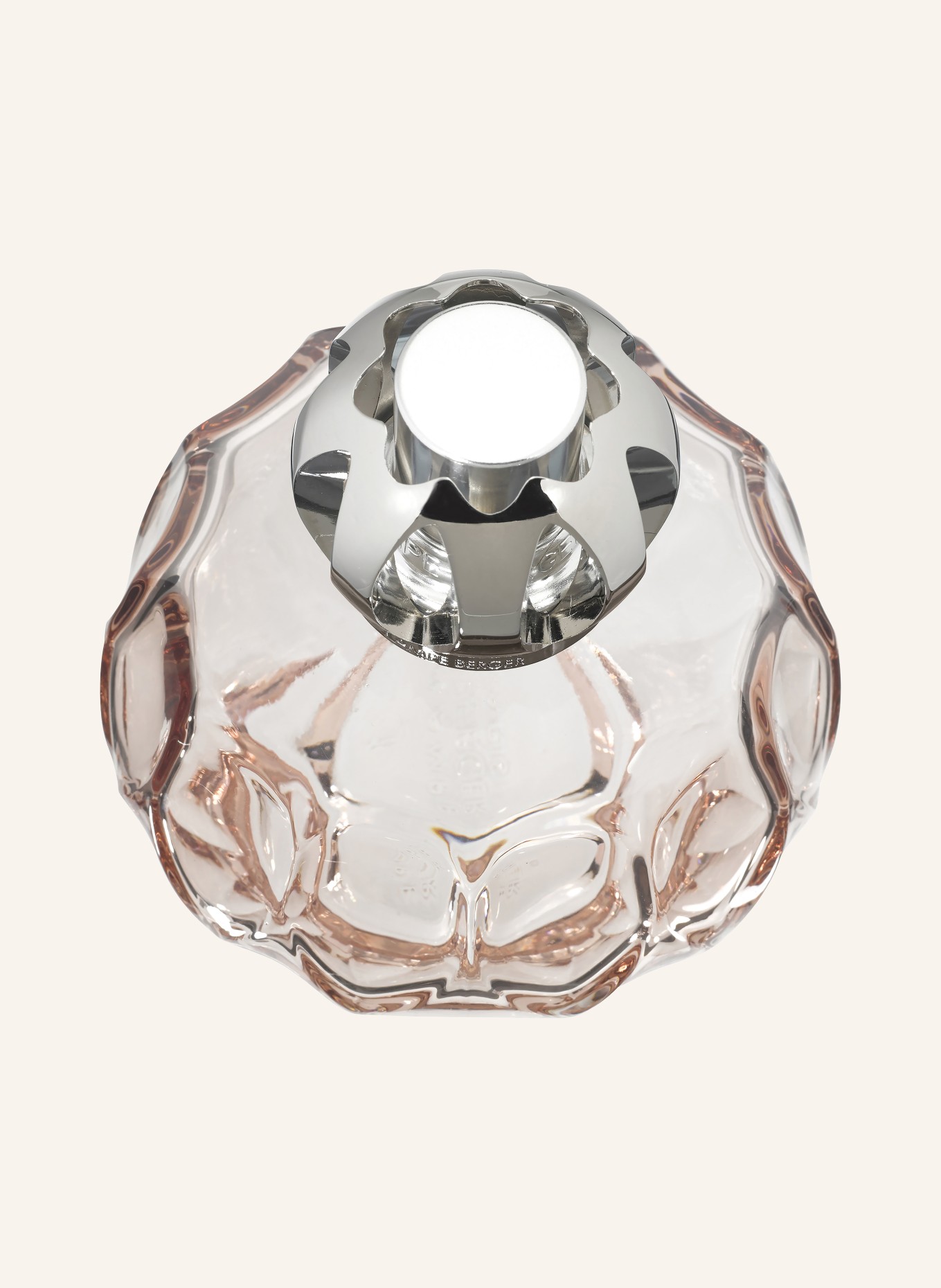 MAISON BERGER PARIS Aromalampe ROSALIE: ROSÉ / ZILVER