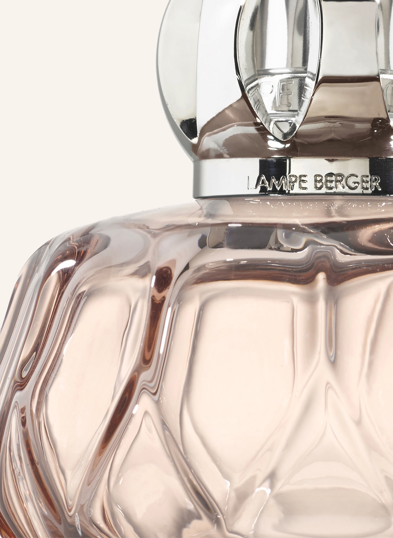 MAISON BERGER PARIS Aromalampe ROSALIE: ROSÉ / ZILVER