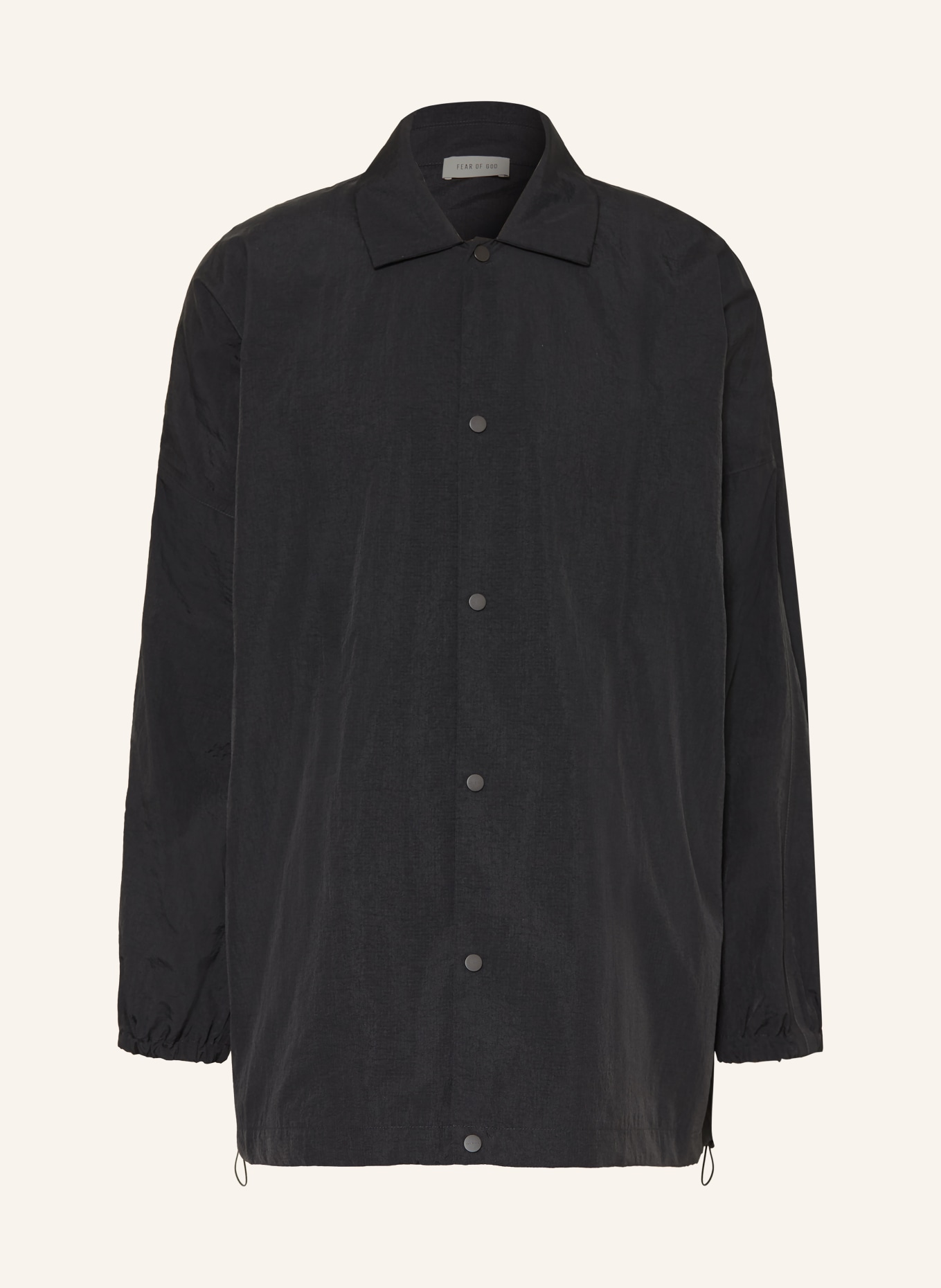 FEAR OF GOD Oversized-Jacke: SCHWARZ