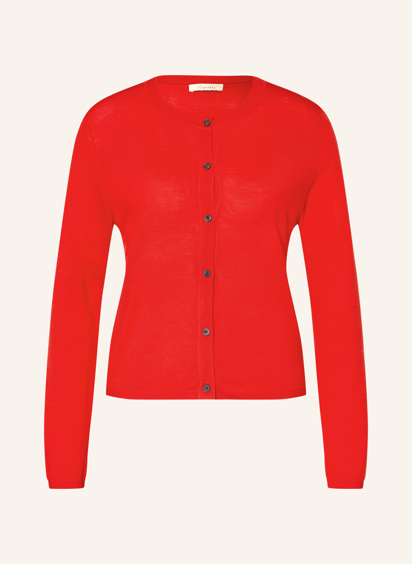 lilienfels Strickjacke mit Merinowolle: ROT