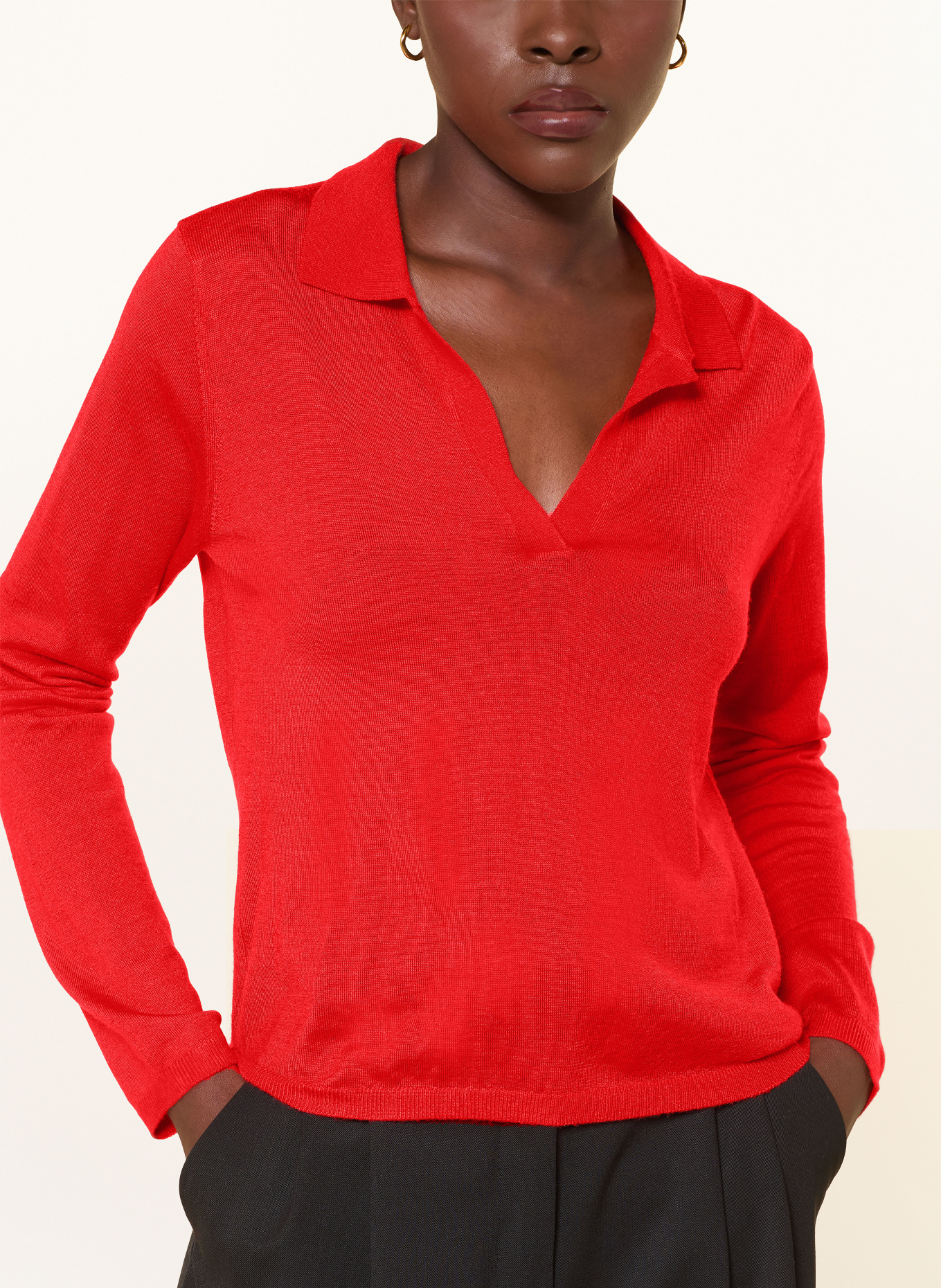 lilienfels Pullover mit Merinowolle: ROT
