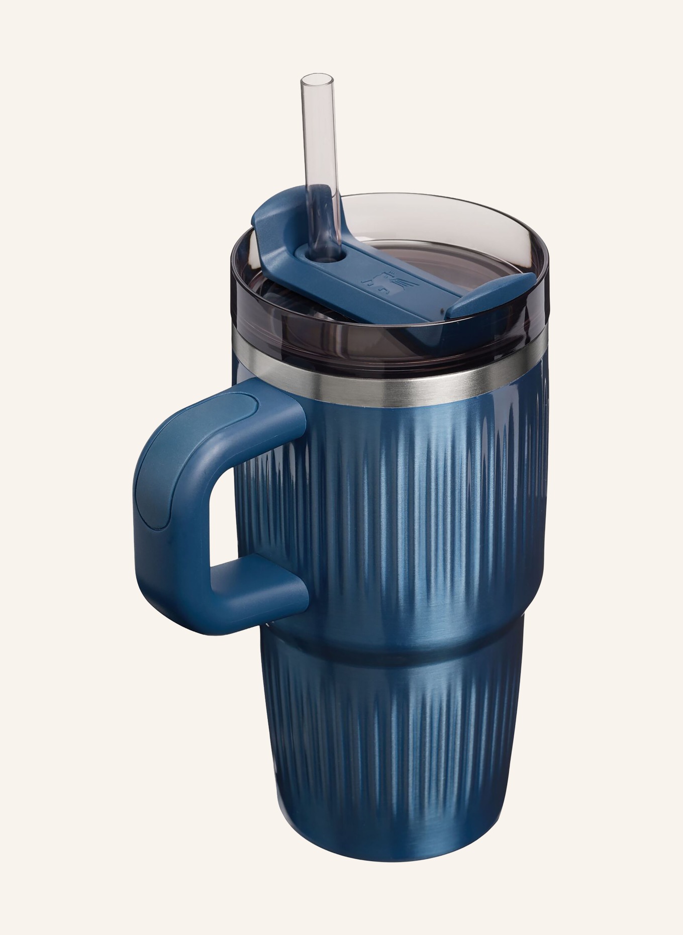 STANLEY Mug isotherme THE QUENCHER H2.O FLOWSTATE™: BLEU GRIS / ARGENT