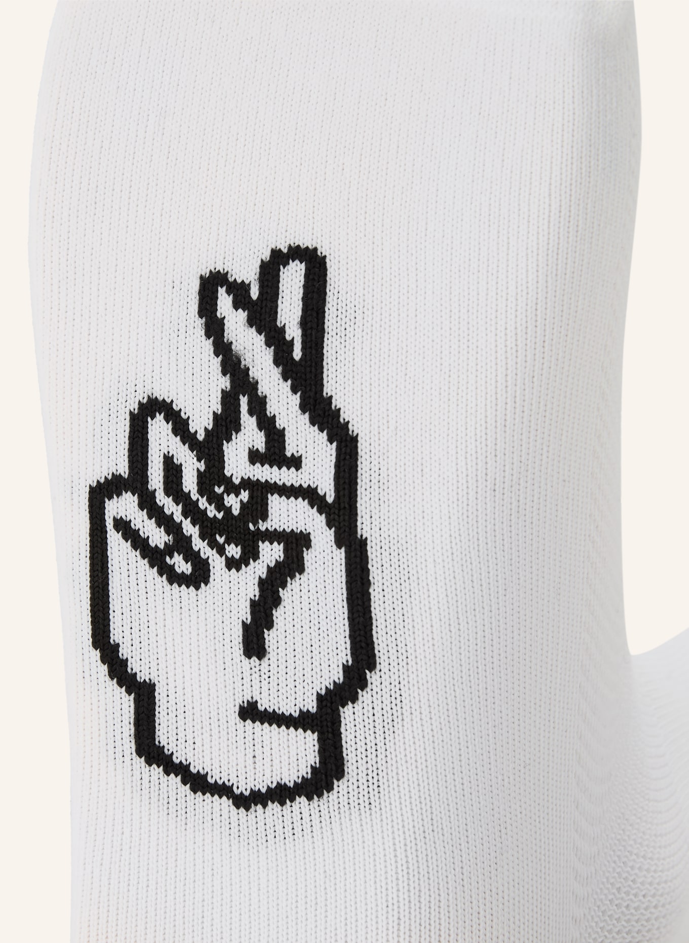 FINGERSCROSSED Radsocken CLASSIC RITUALS ICE CREAM: WEISS / SCHWARZ