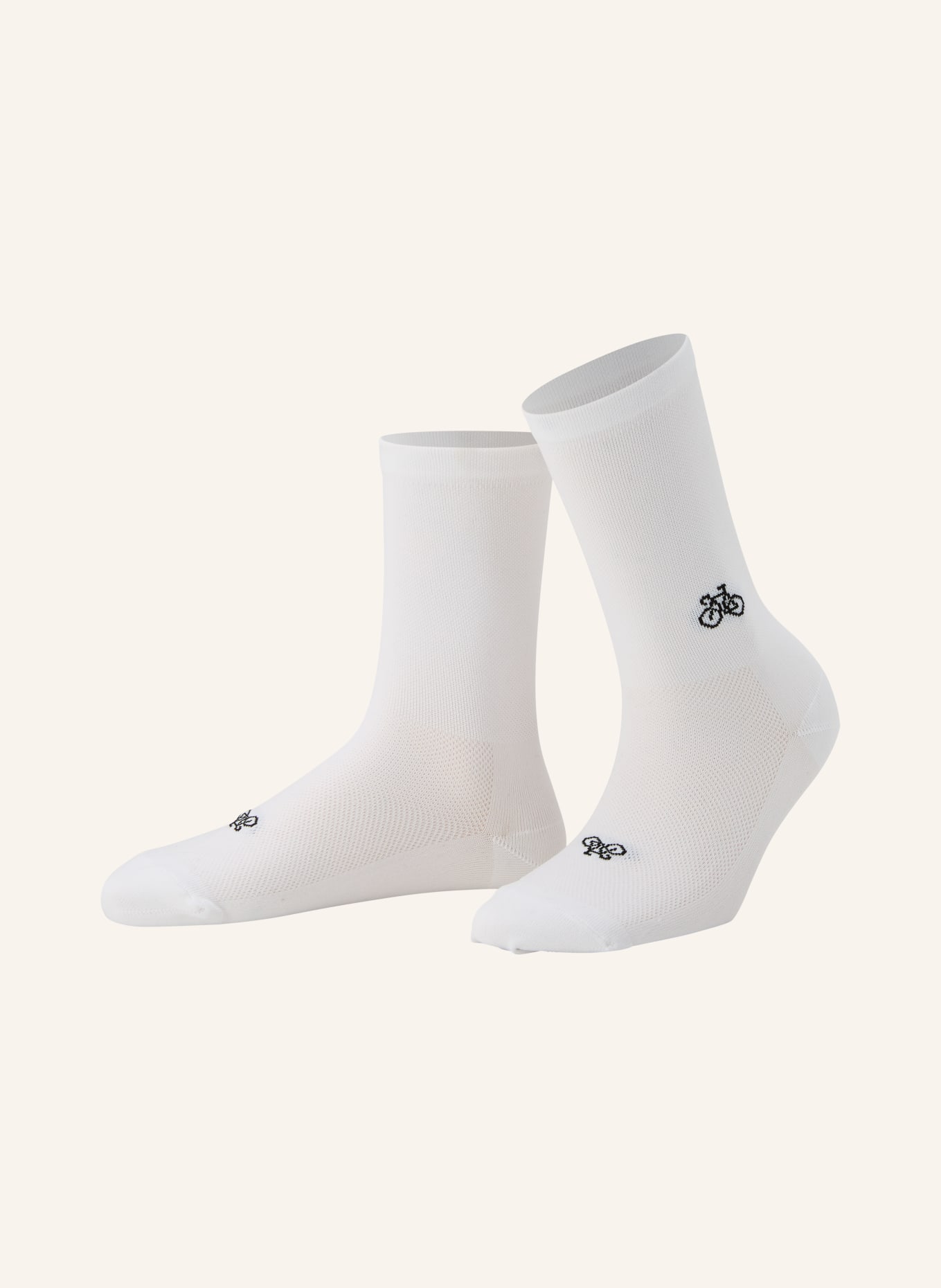 FINGERSCROSSED Radsocken CLASSIC RITUALS: WEISS