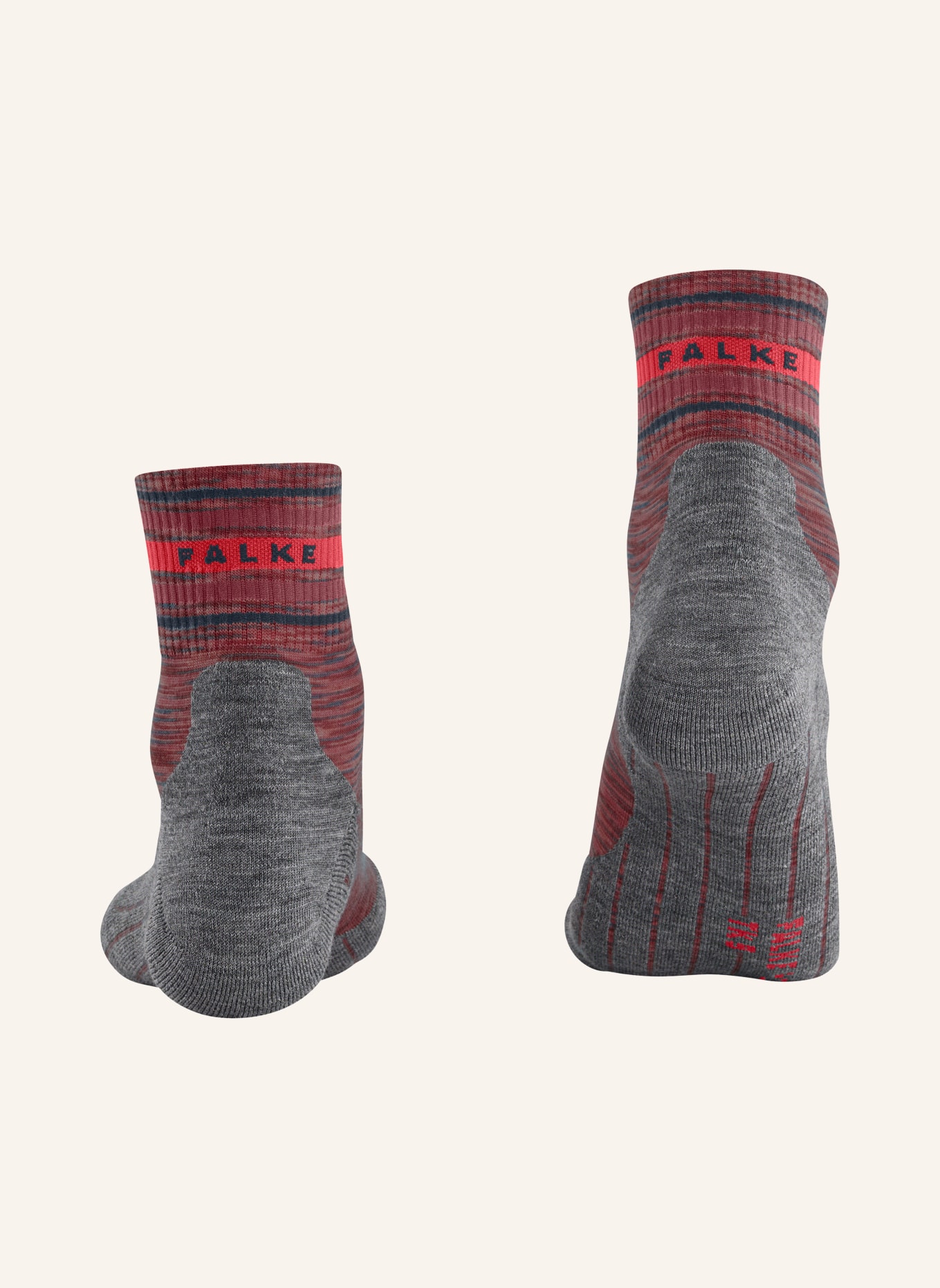 FALKE Trekking Socks TK5 WANDER SHORT: 8078 fuego-black